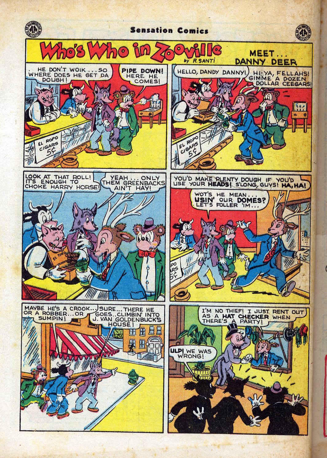 Read online Sensation (Mystery) Comics comic -  Issue #47 - 40