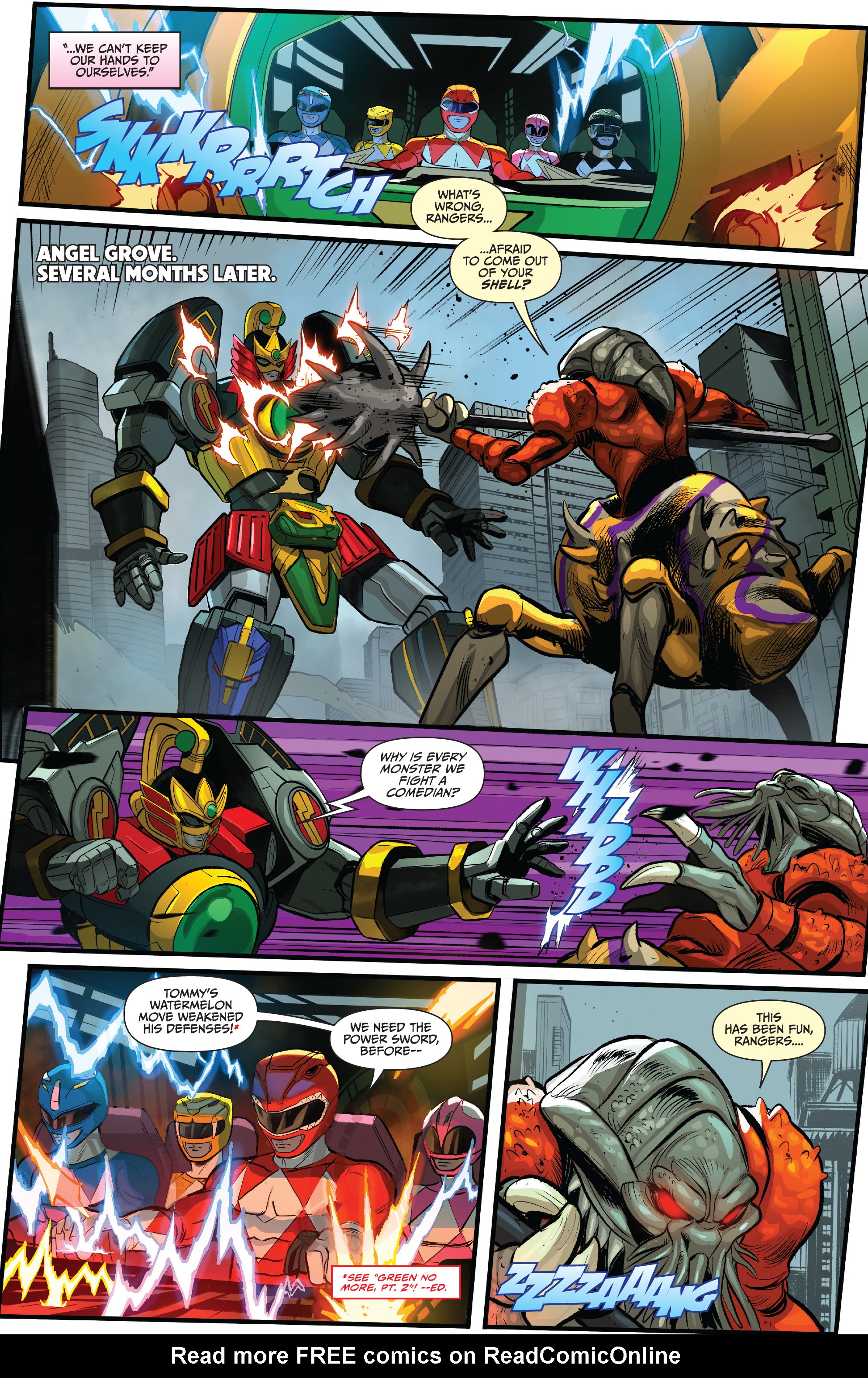 Read online Saban's Go Go Power Rangers comic -  Issue #21 - 8