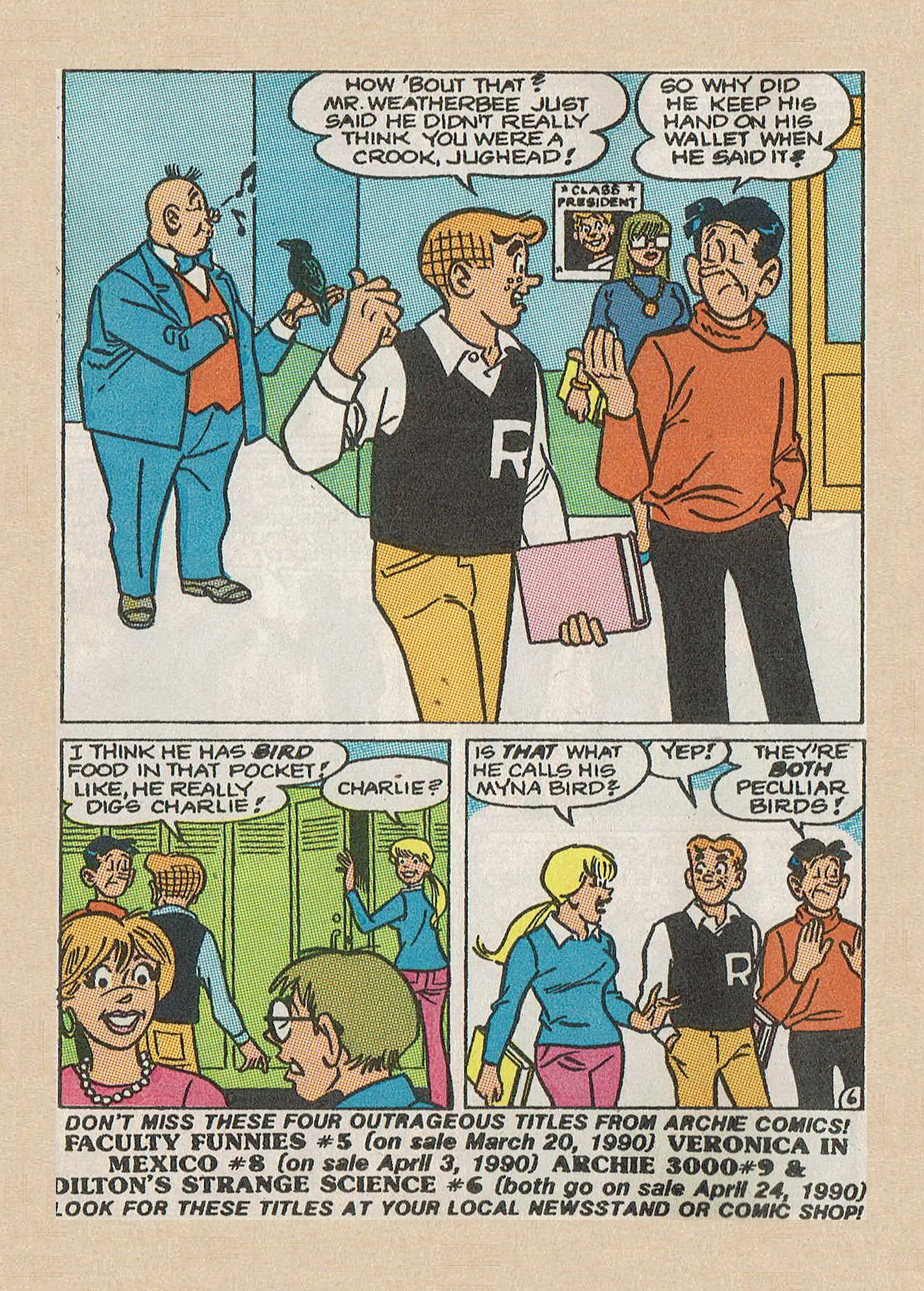 Read online Jughead Jones Comics Digest comic -  Issue #63 - 60