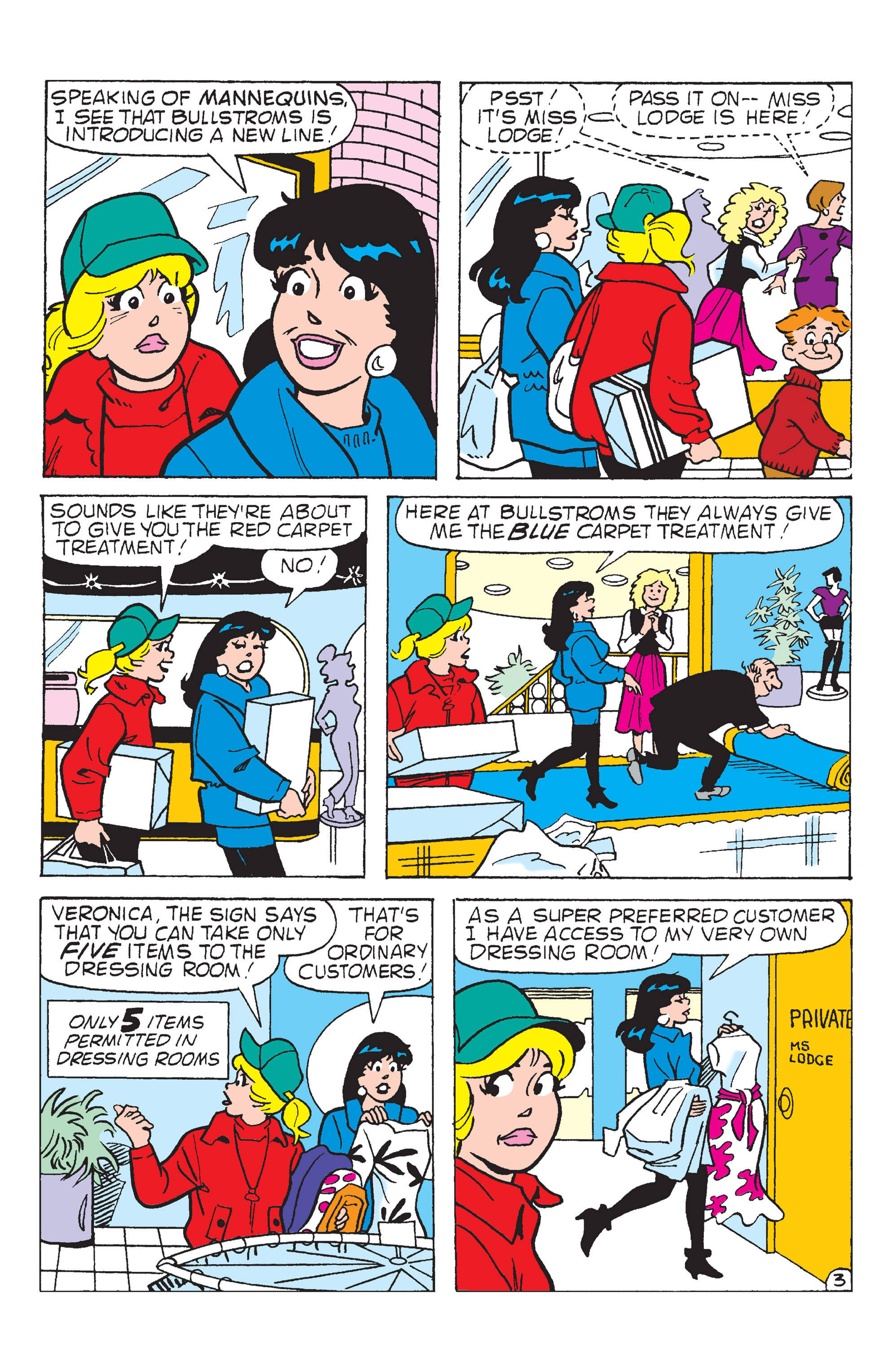 Read online Betty and Veronica: Mall Princesses comic -  Issue # TPB - 61