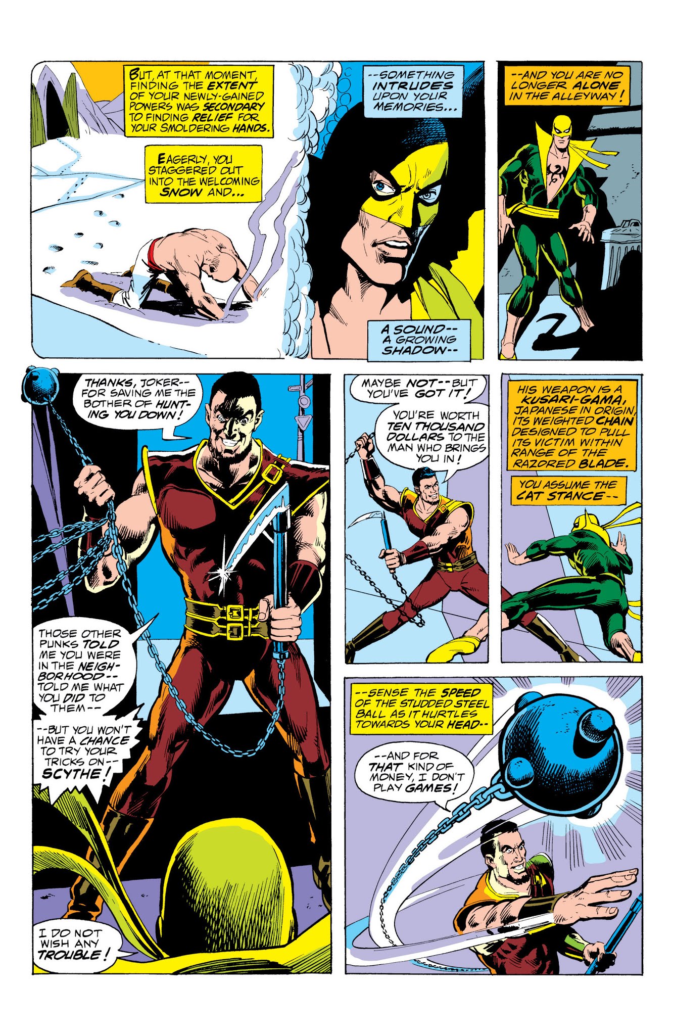Read online Marvel Masterworks: Iron Fist comic -  Issue # TPB 1 (Part 1) - 37