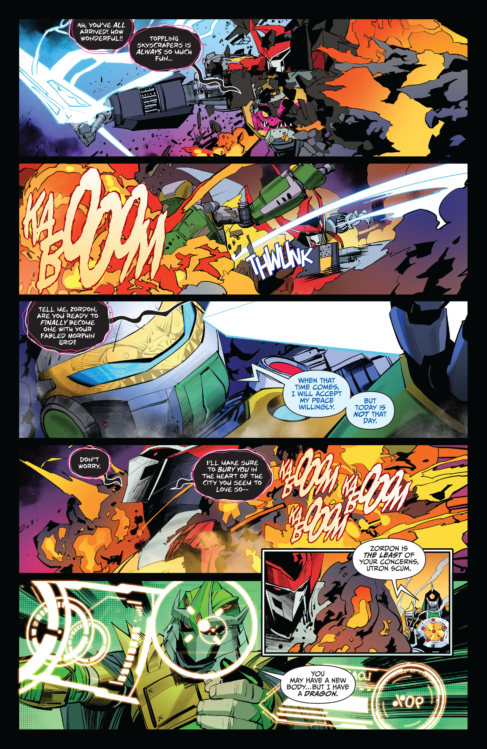 Read online Mighty Morphin Power Rangers/ Teenage Mutant Ninja Turtles II comic -  Issue #5 - 9
