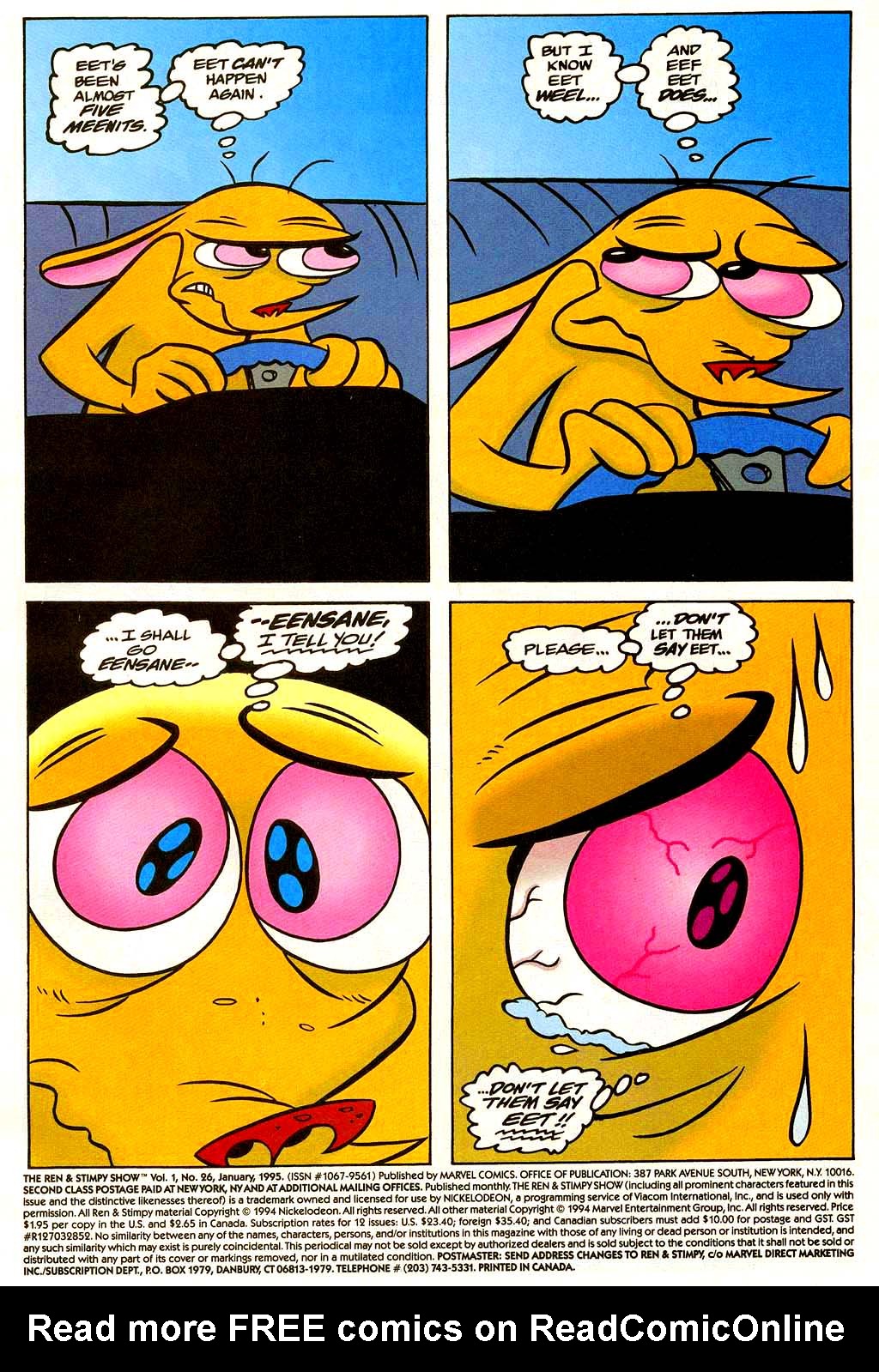 Read online The Ren & Stimpy Show comic -  Issue #26 - 2