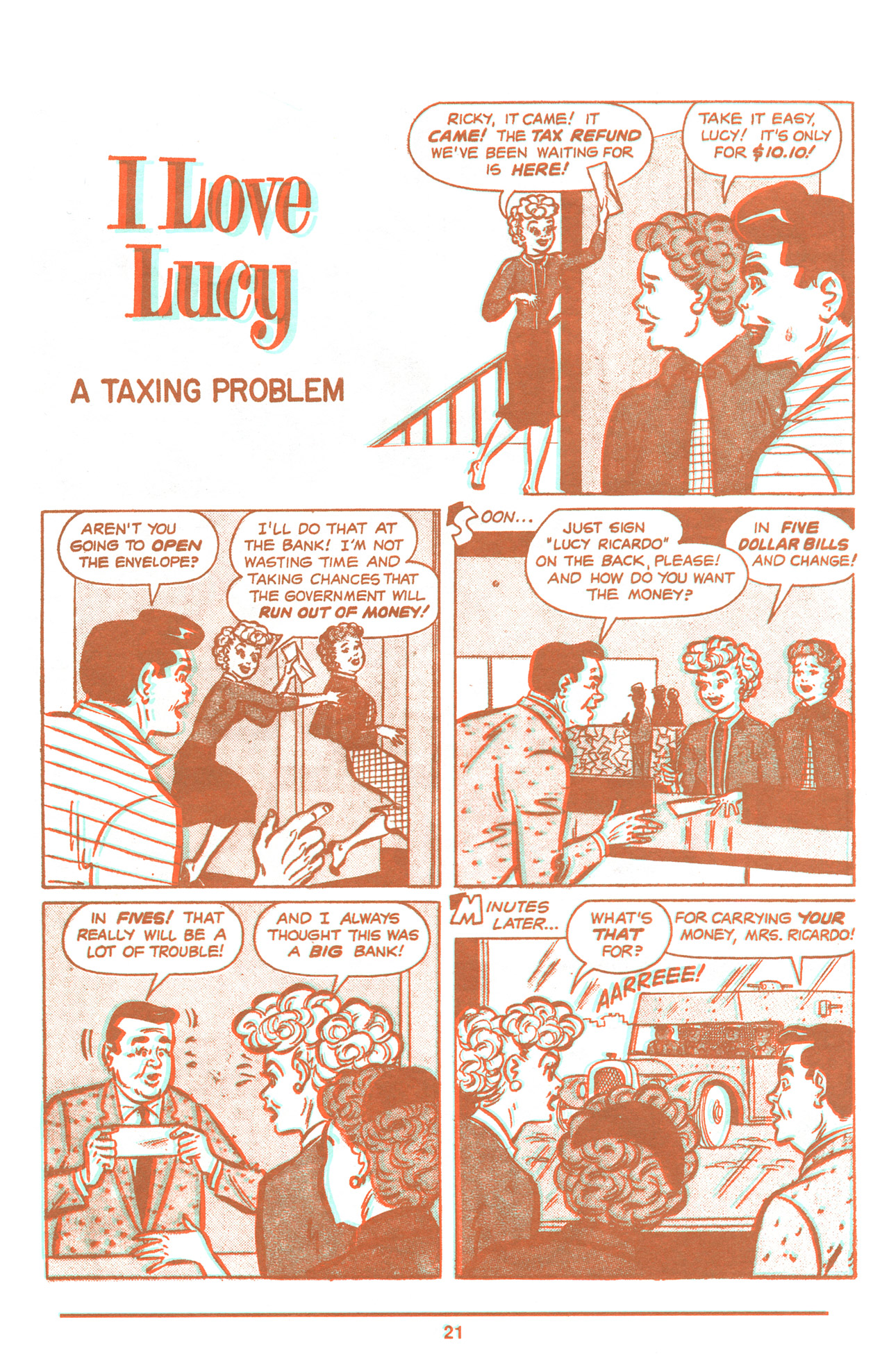 Read online I Love Lucy in 3-D comic -  Issue # Full - 23