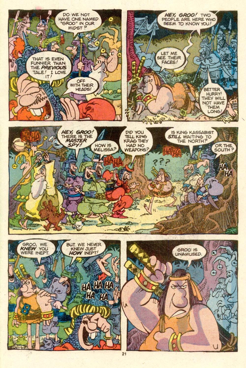 Read online Sergio Aragonés Groo the Wanderer comic -  Issue #27 - 21