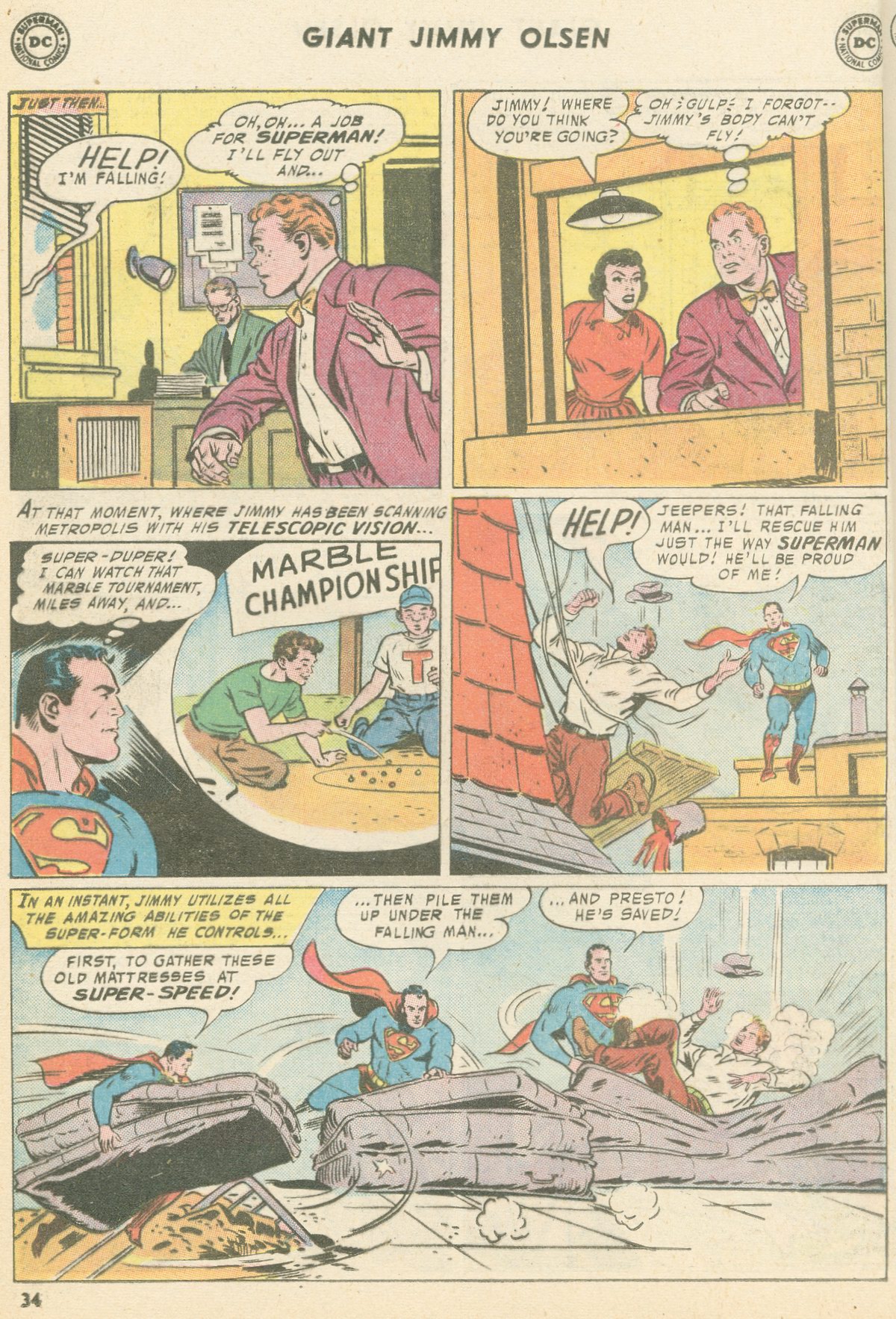 Read online Superman's Pal Jimmy Olsen comic -  Issue #104 - 36