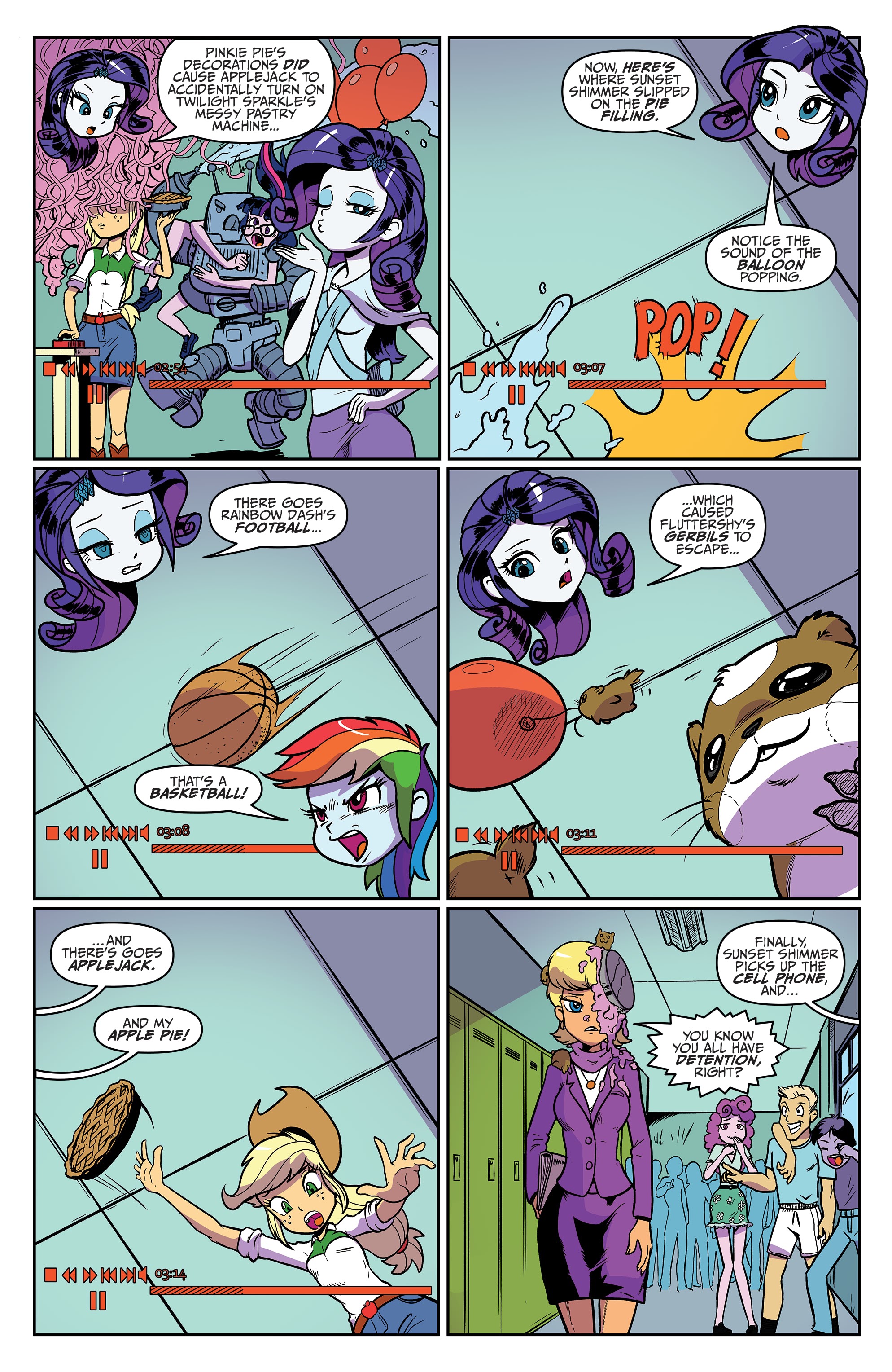 Read online My Little Pony Equestria Girls: Canterlot High: March Radness comic -  Issue # Full - 10