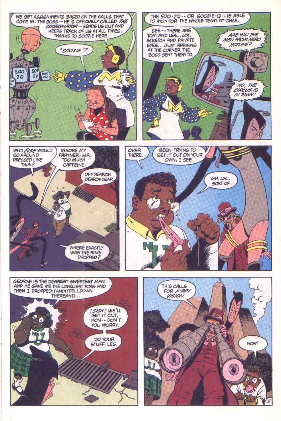 Read online Hero Hotline comic -  Issue #1 - 6