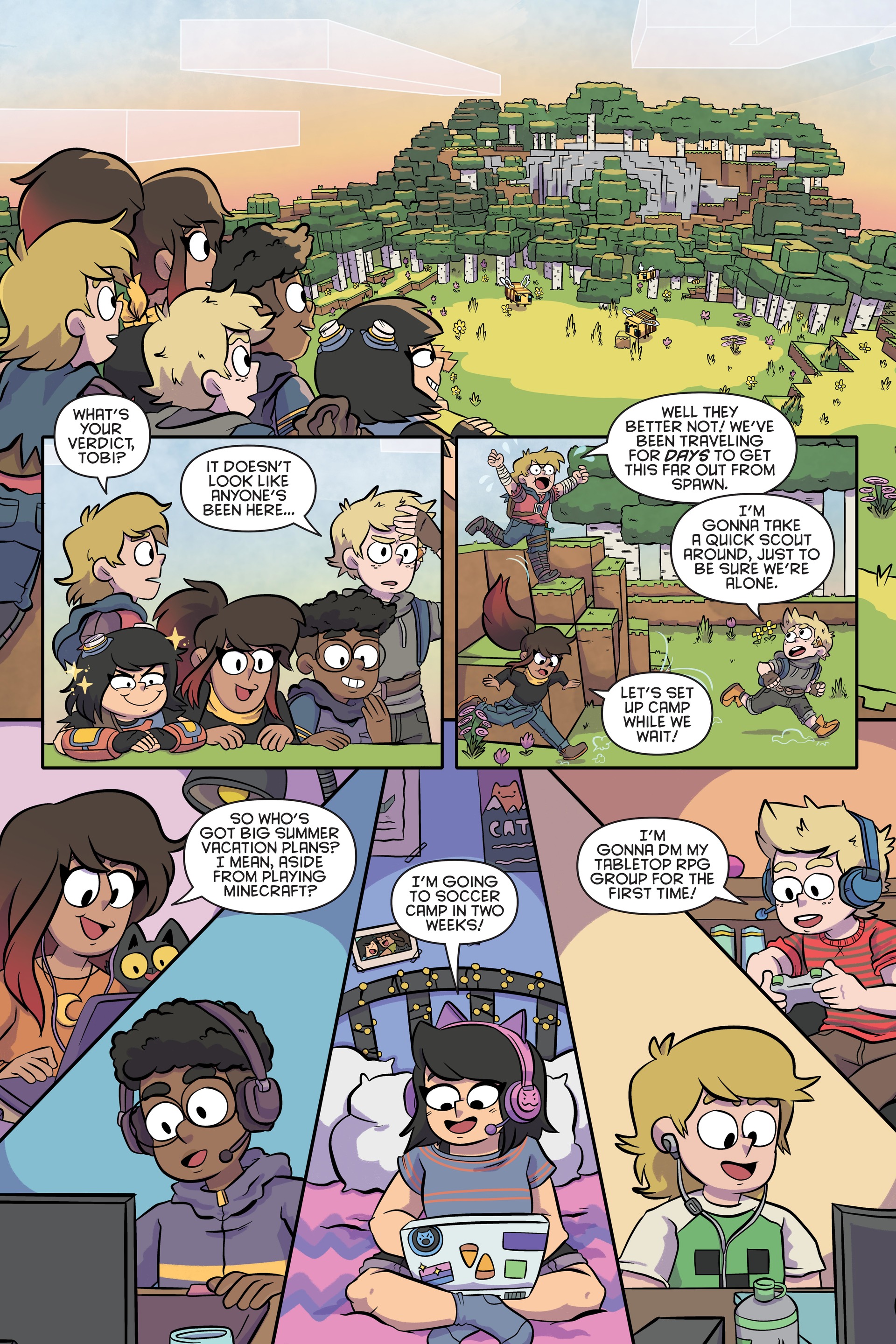 Read online Minecraft comic -  Issue # TPB 3 - 9