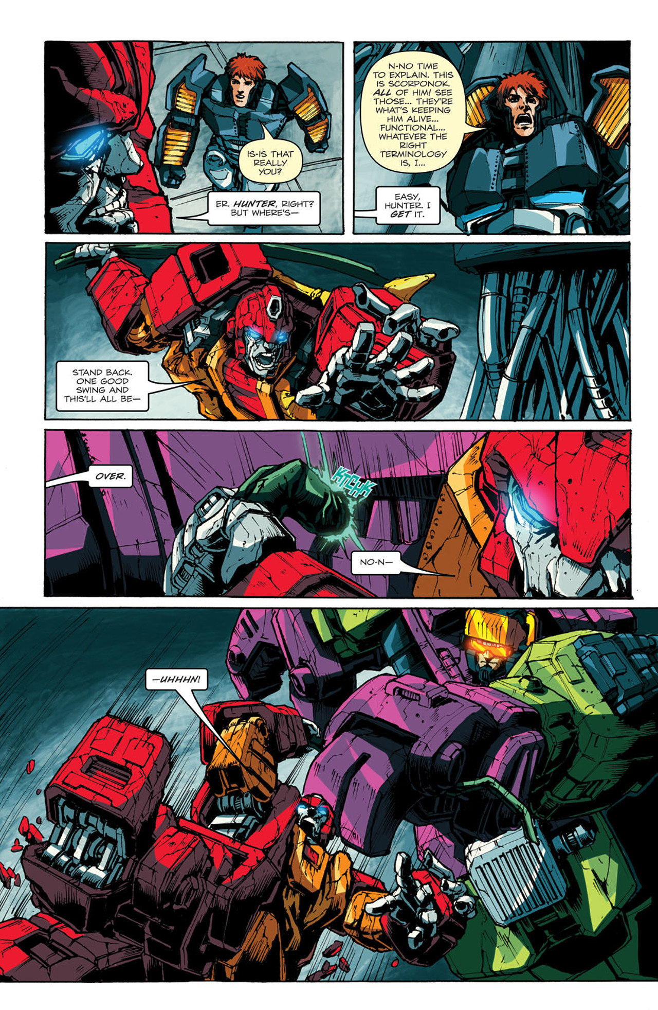 Read online The Transformers: Maximum Dinobots comic -  Issue #5 - 16