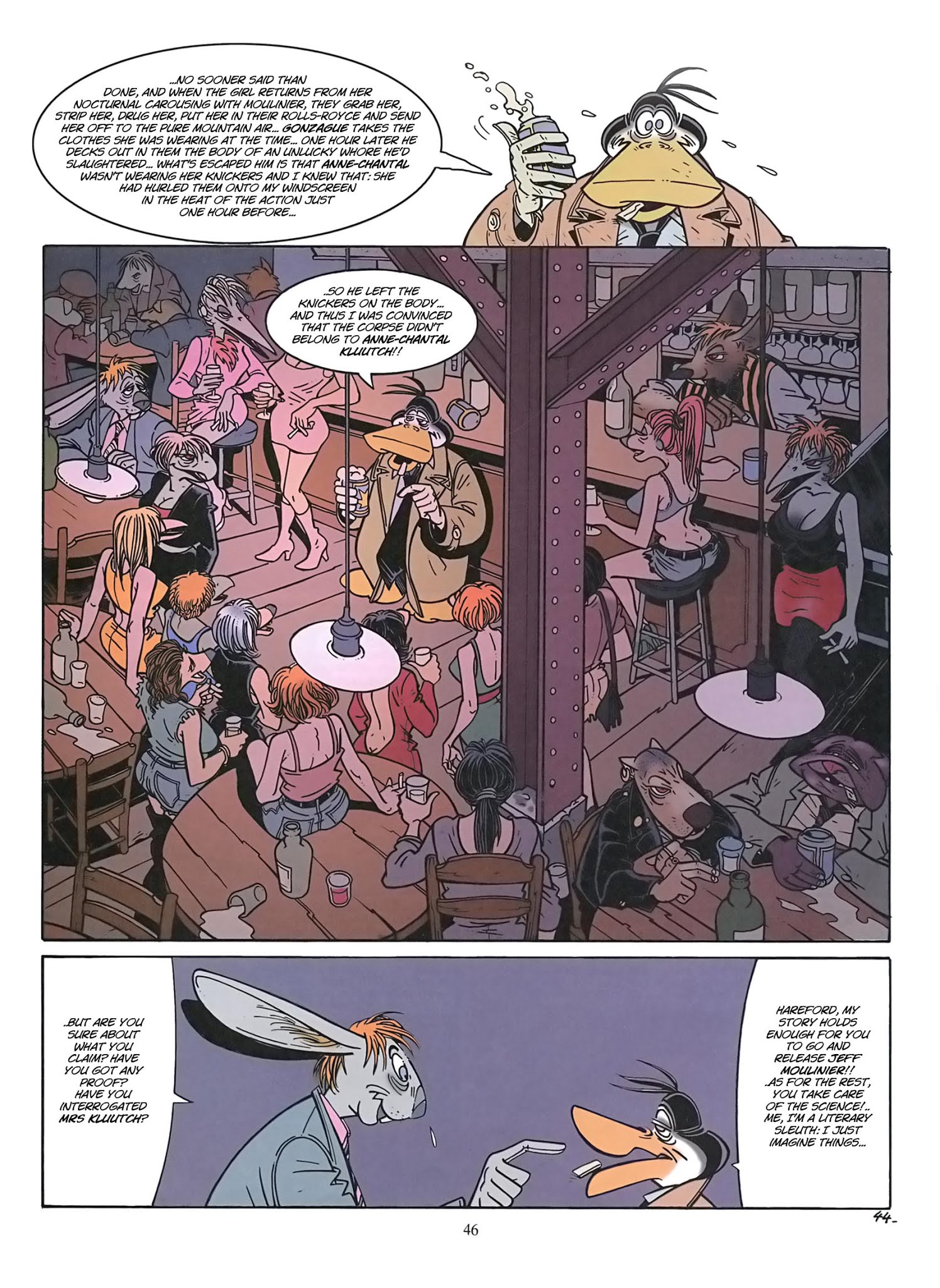 Read online Une enquête de l'inspecteur Canardo comic -  Issue #9 - 47
