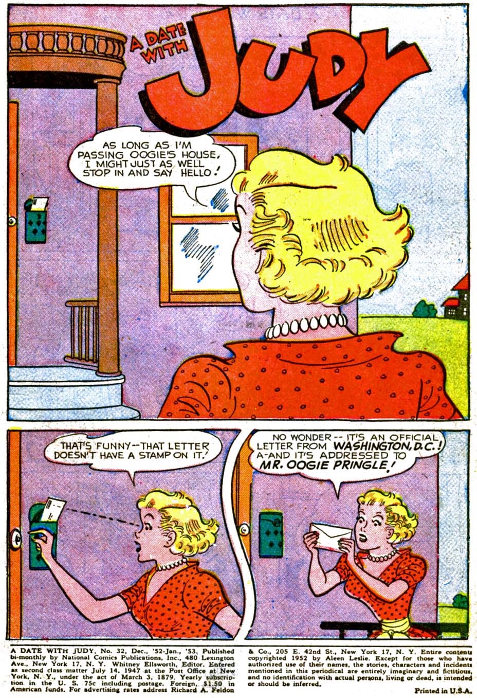 Read online A Date with Judy comic -  Issue #32 - 3