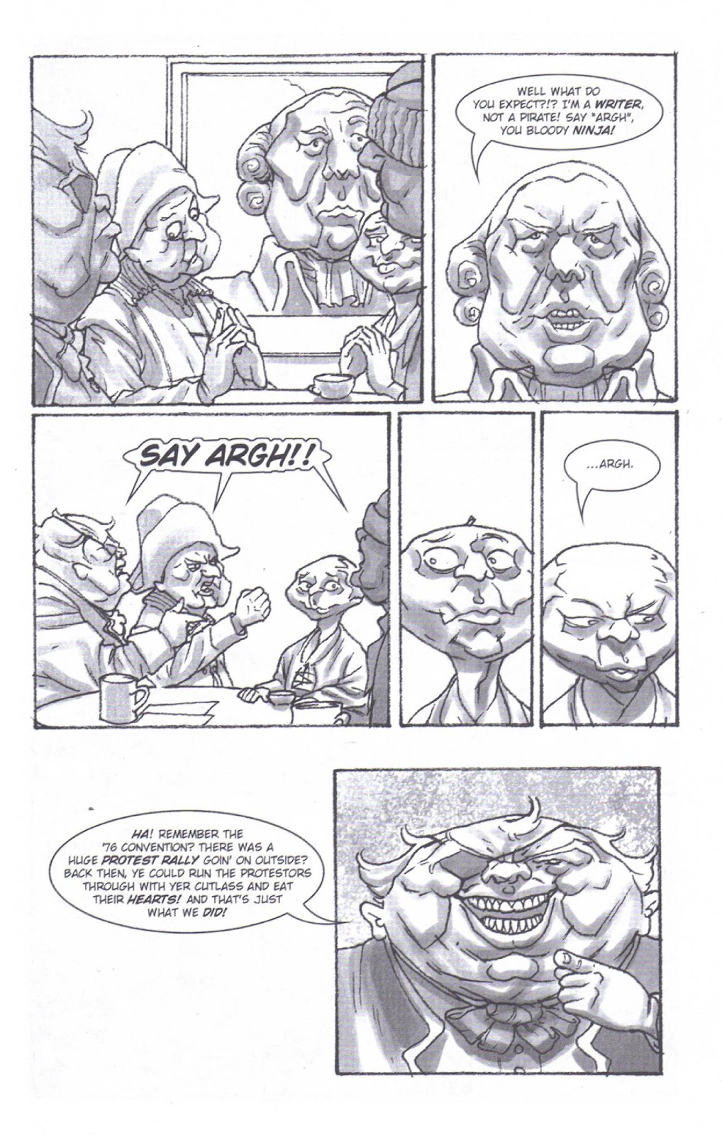 Pirates vs Ninjas: Debate in '08 issue Full - Page 9