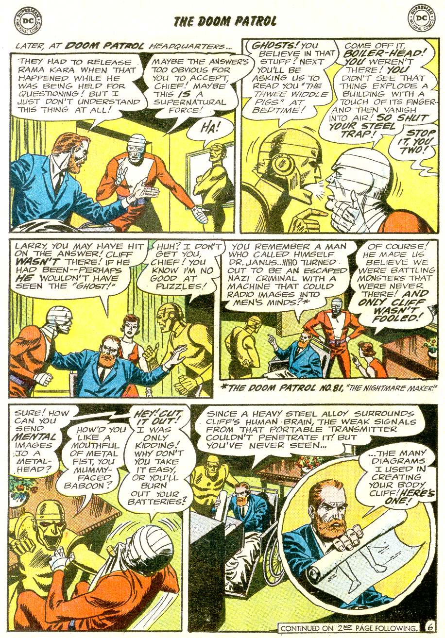Read online Doom Patrol (1964) comic -  Issue #94 - 8