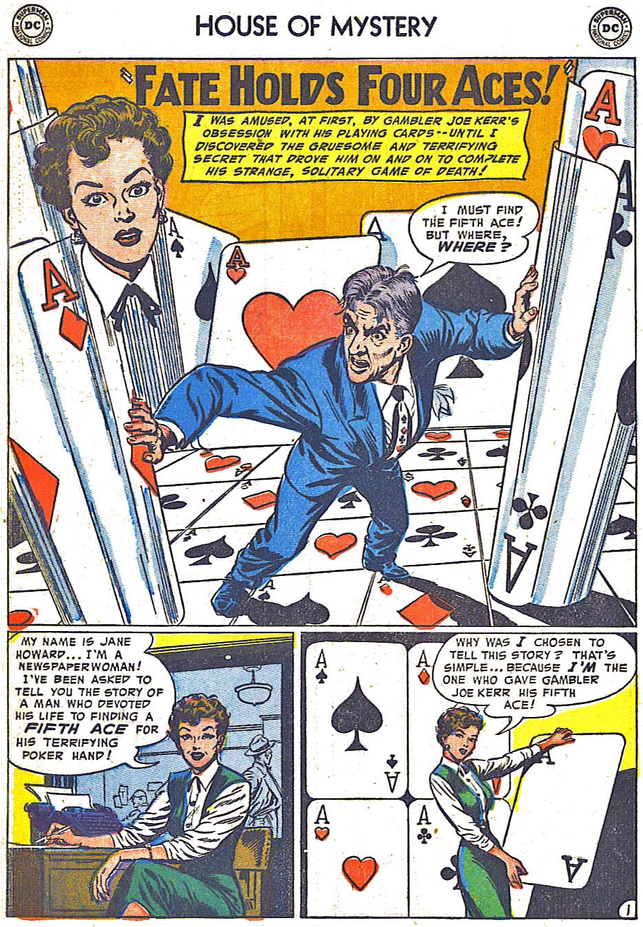Read online House of Mystery (1951) comic -  Issue #27 - 28