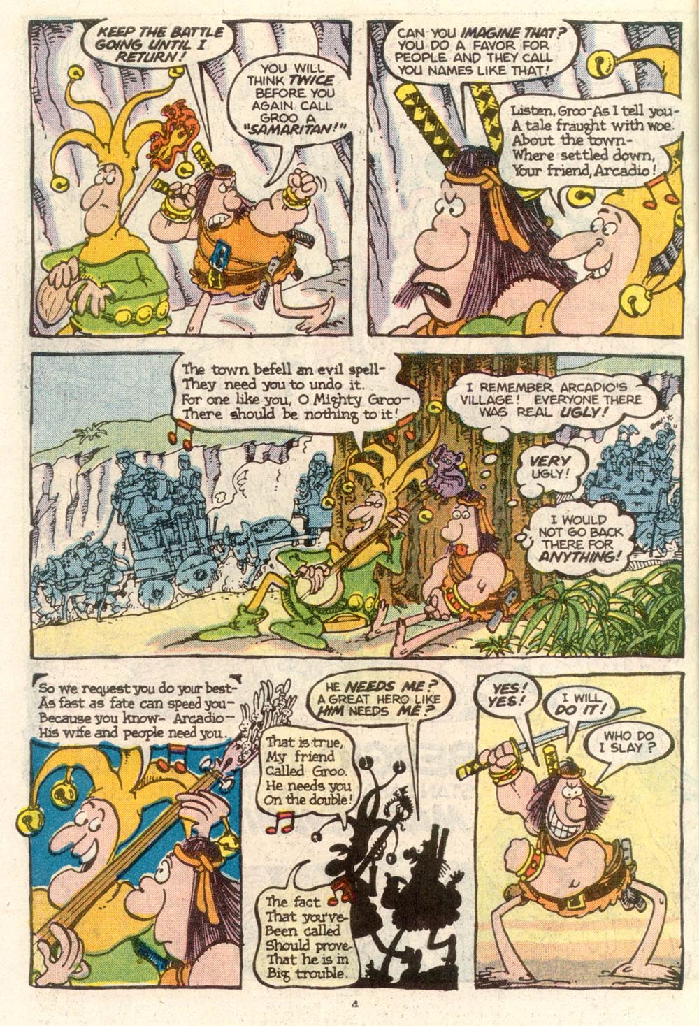 Read online Sergio Aragonés Groo the Wanderer comic -  Issue #24 - 4