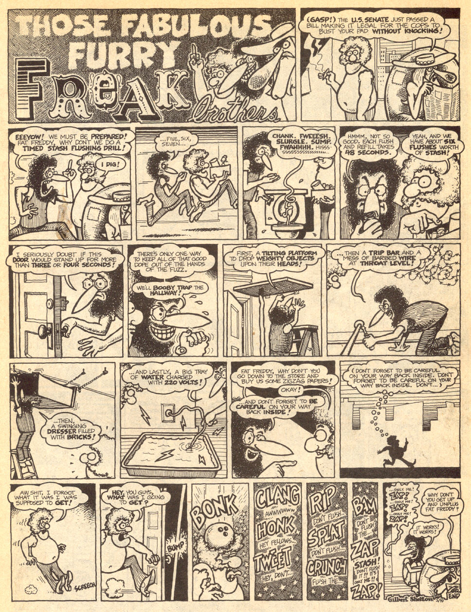 Read online The Fabulous Furry Freak Brothers comic -  Issue #1 - 33