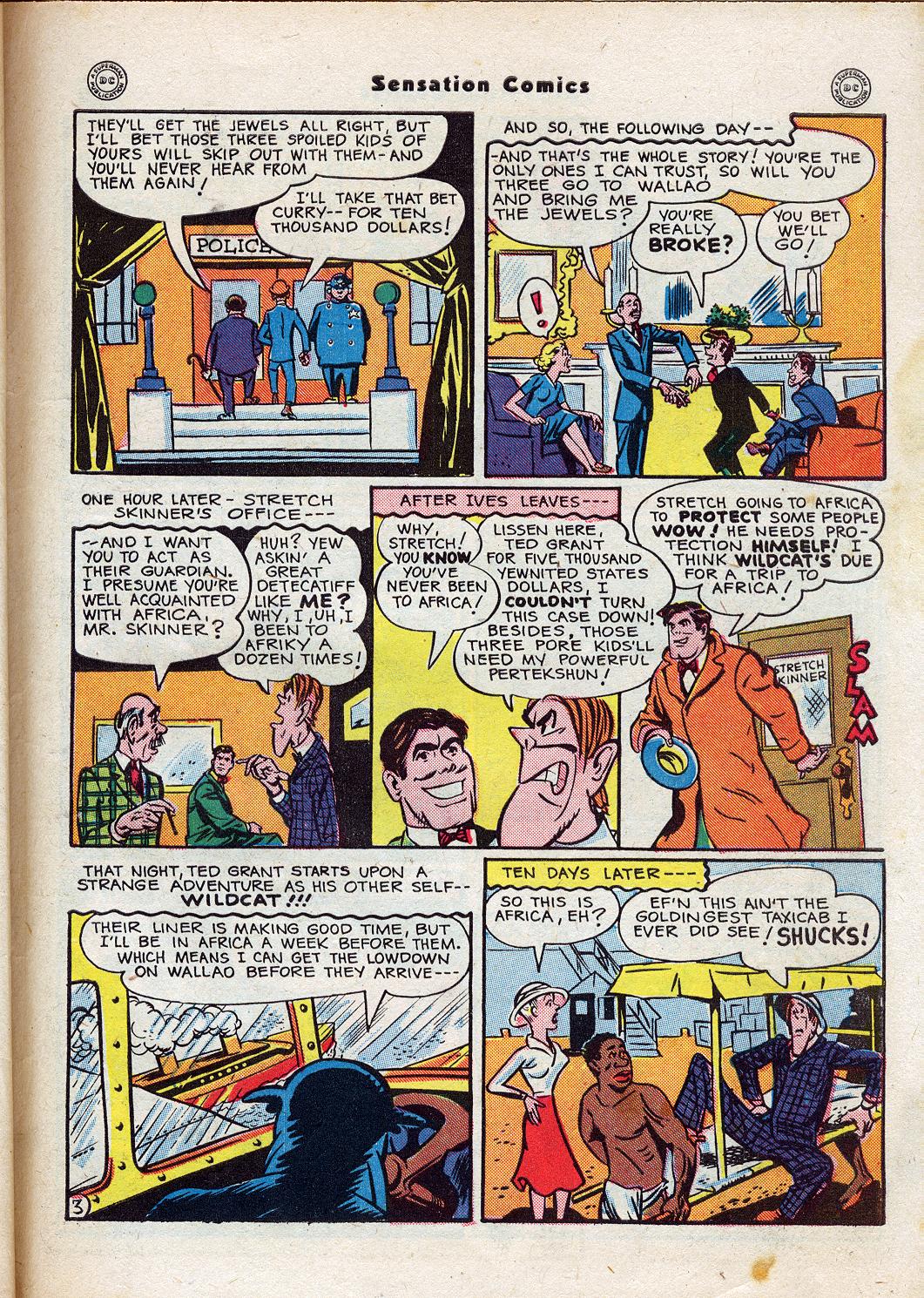 Read online Sensation (Mystery) Comics comic -  Issue #48 - 45