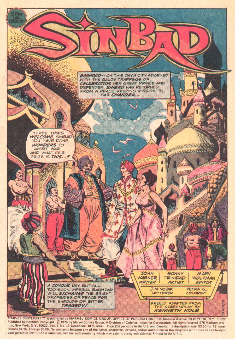 Read online Marvel Spotlight (1971) comic -  Issue #25 - 2