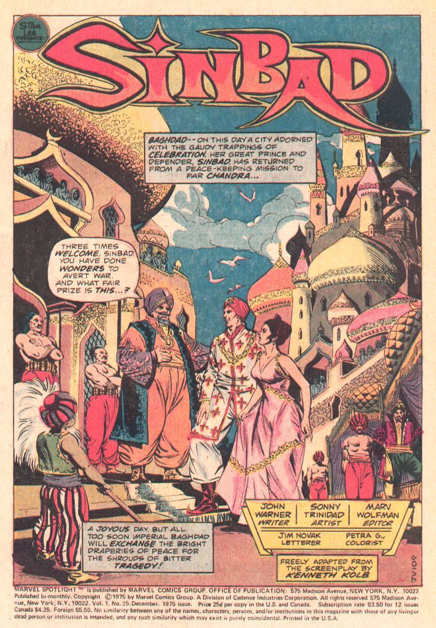Read online Marvel Spotlight (1971) comic -  Issue #25 - 2