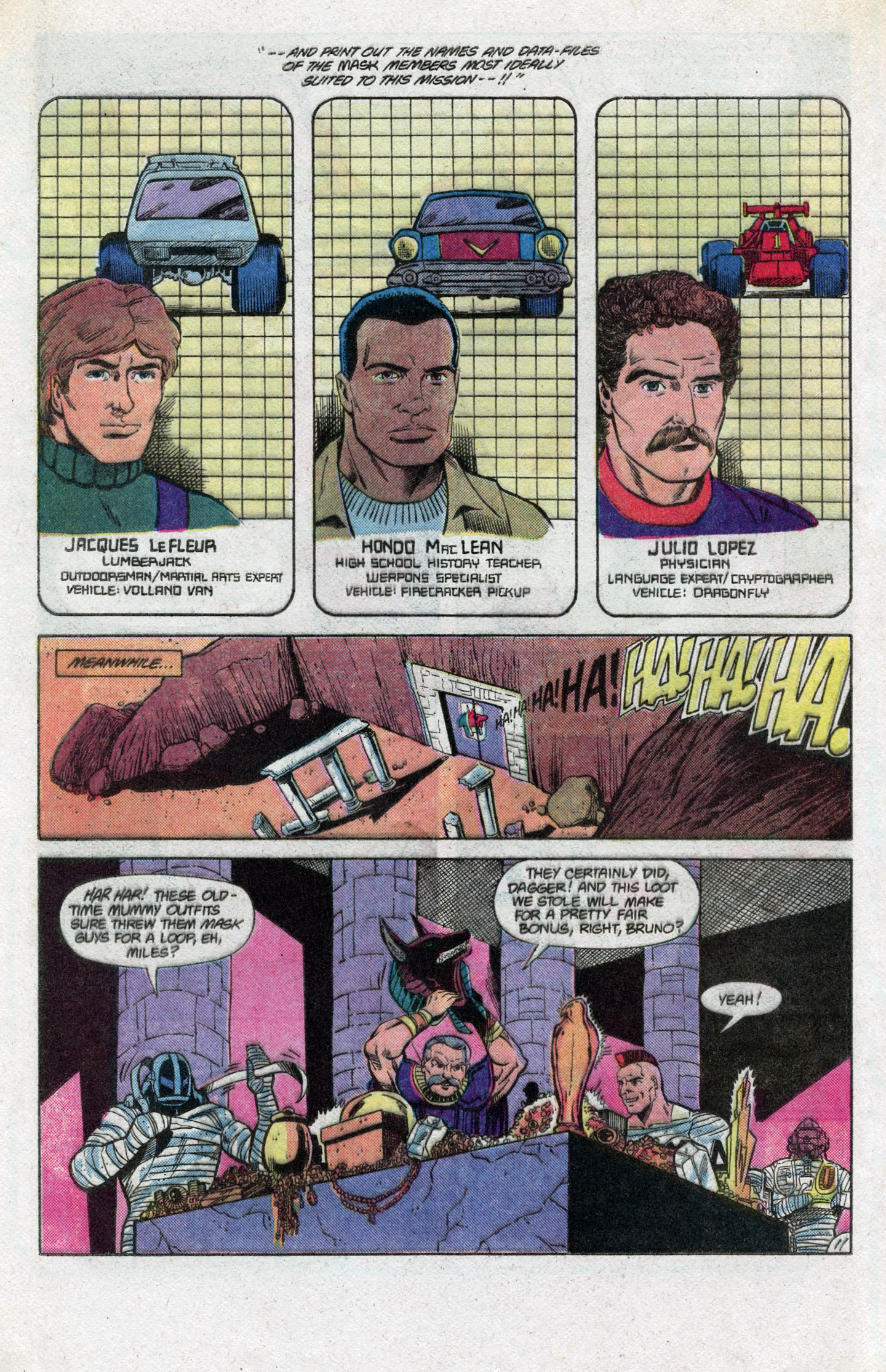 Read online MASK comic -  Issue #2 - 12