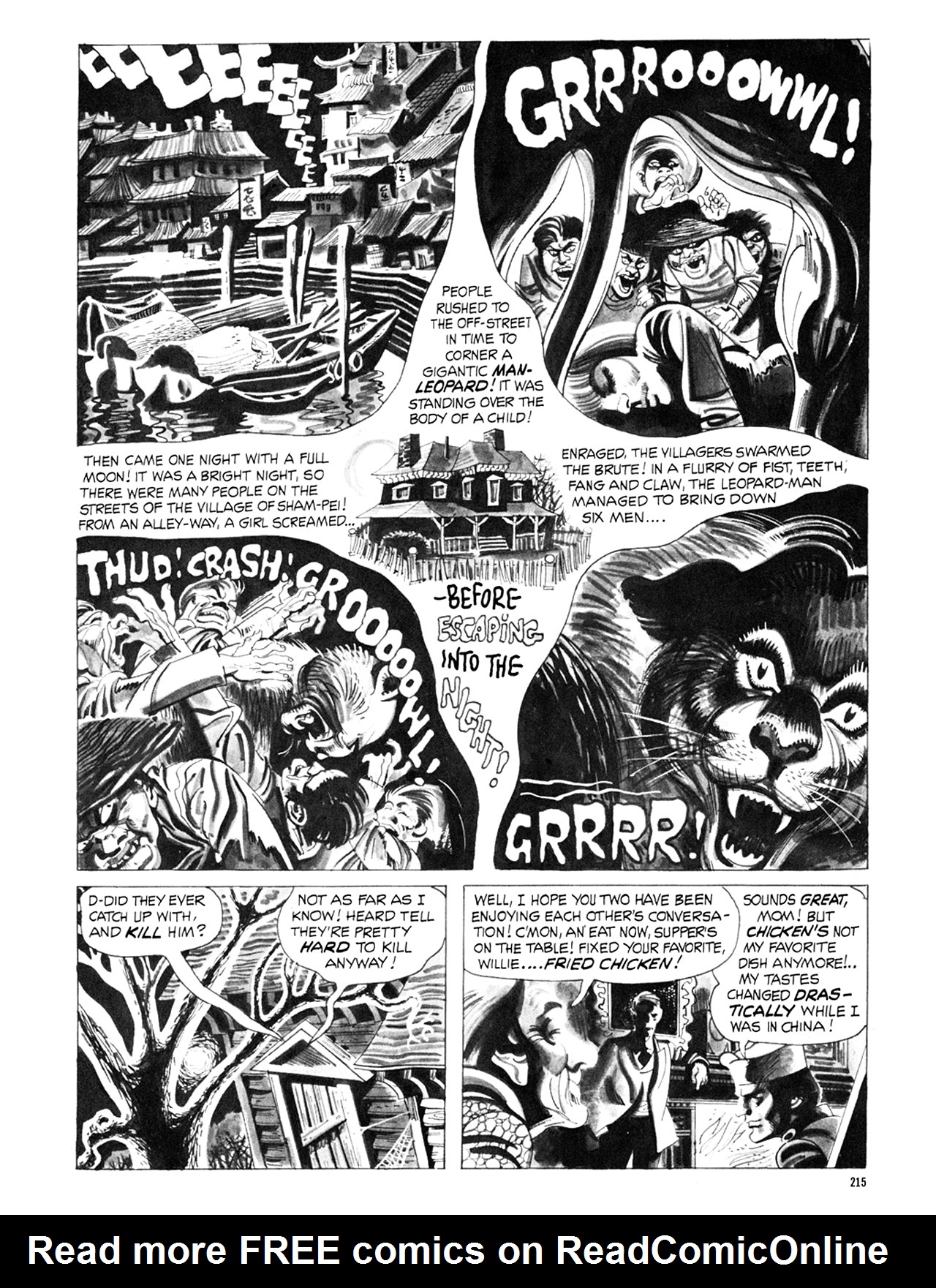 Read online Eerie Archives comic -  Issue # TPB 7 - 216