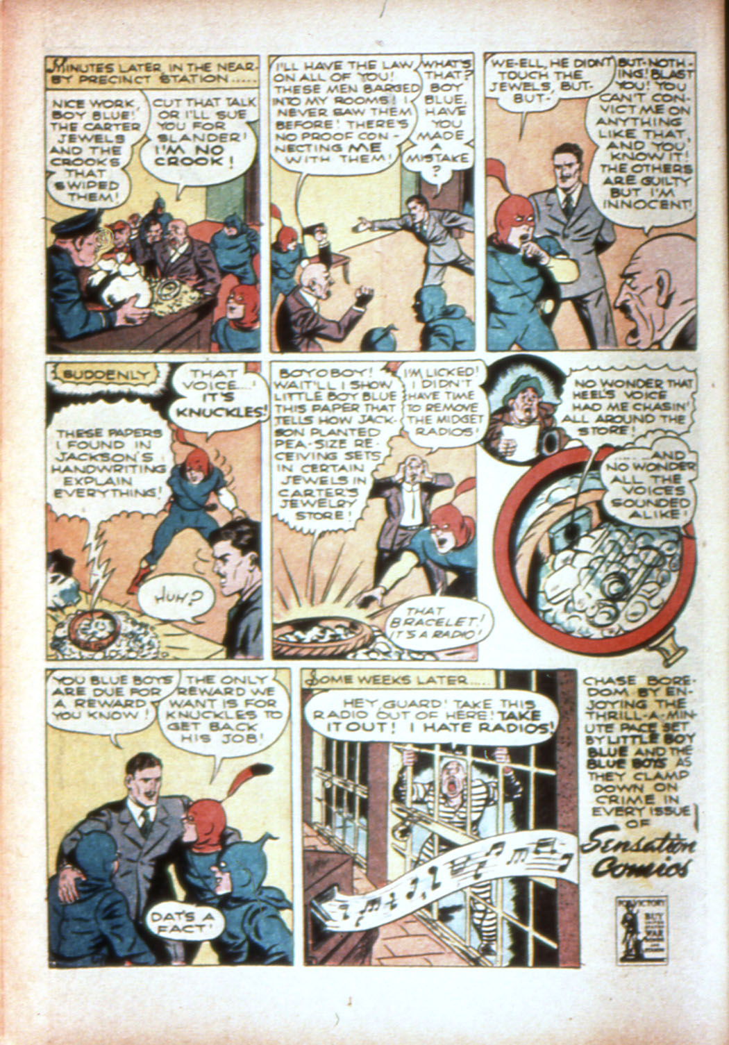Read online Sensation (Mystery) Comics comic -  Issue #19 - 22