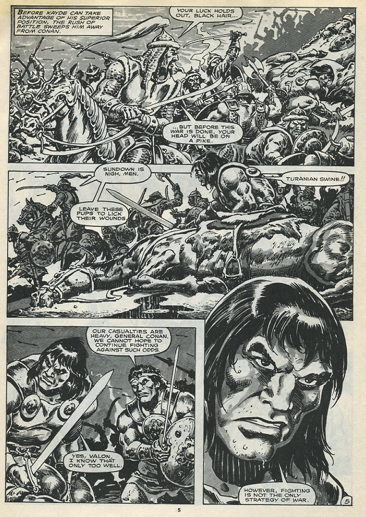 Read online The Savage Sword Of Conan comic -  Issue #173 - 7