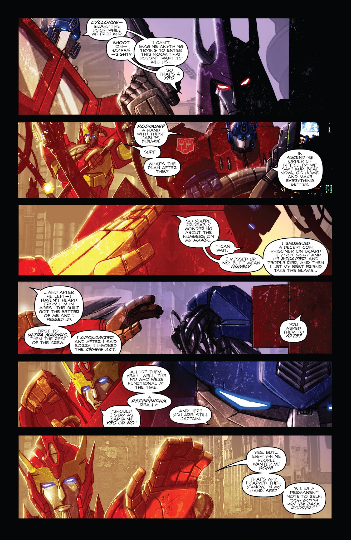 Read online The Transformers: Dark Cybertron comic -  Issue # TPB 2 - 39