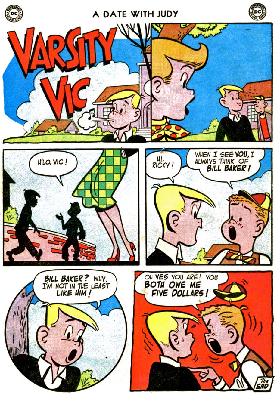 Read online A Date with Judy comic -  Issue #67 - 17