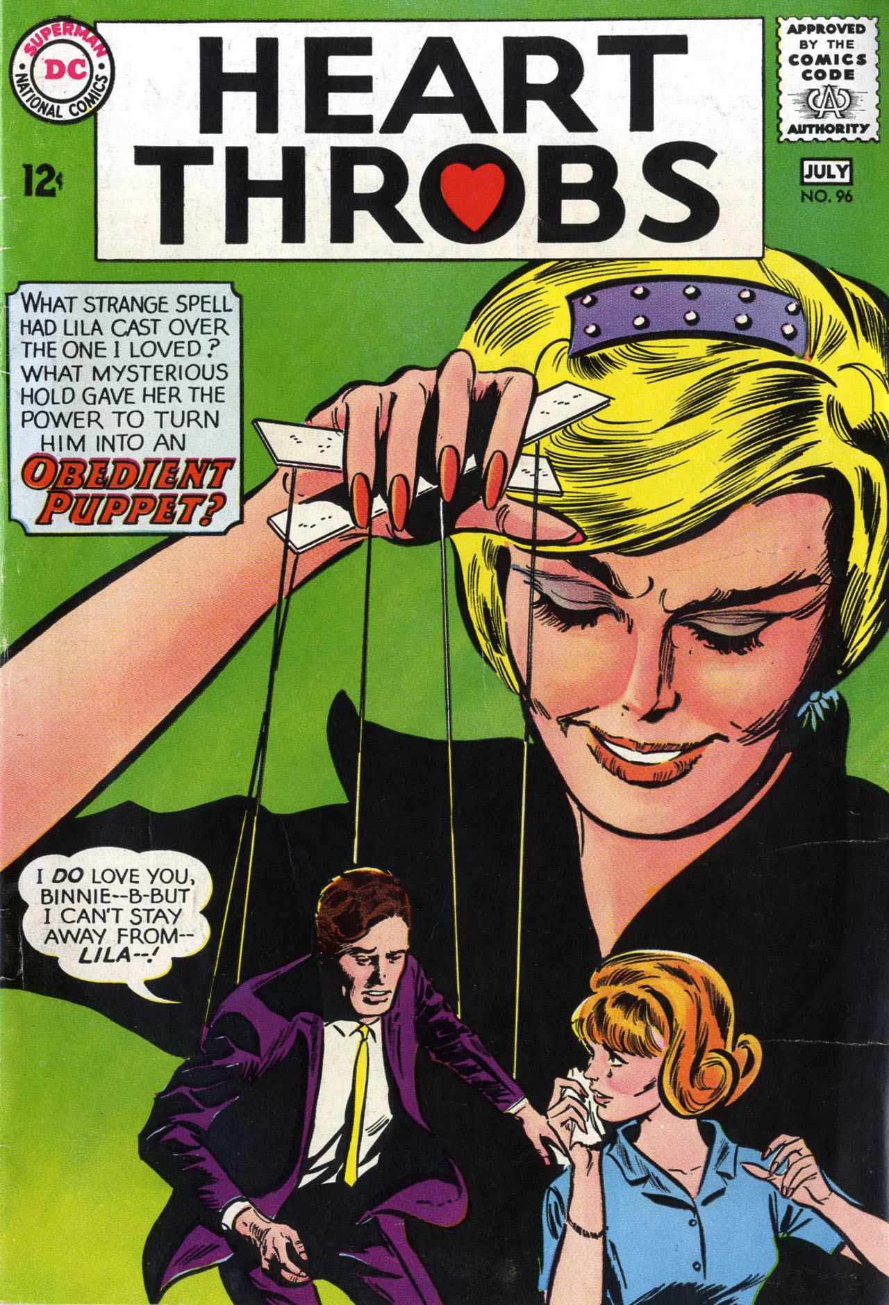 Read online Heart Throbs comic -  Issue #96 - 1