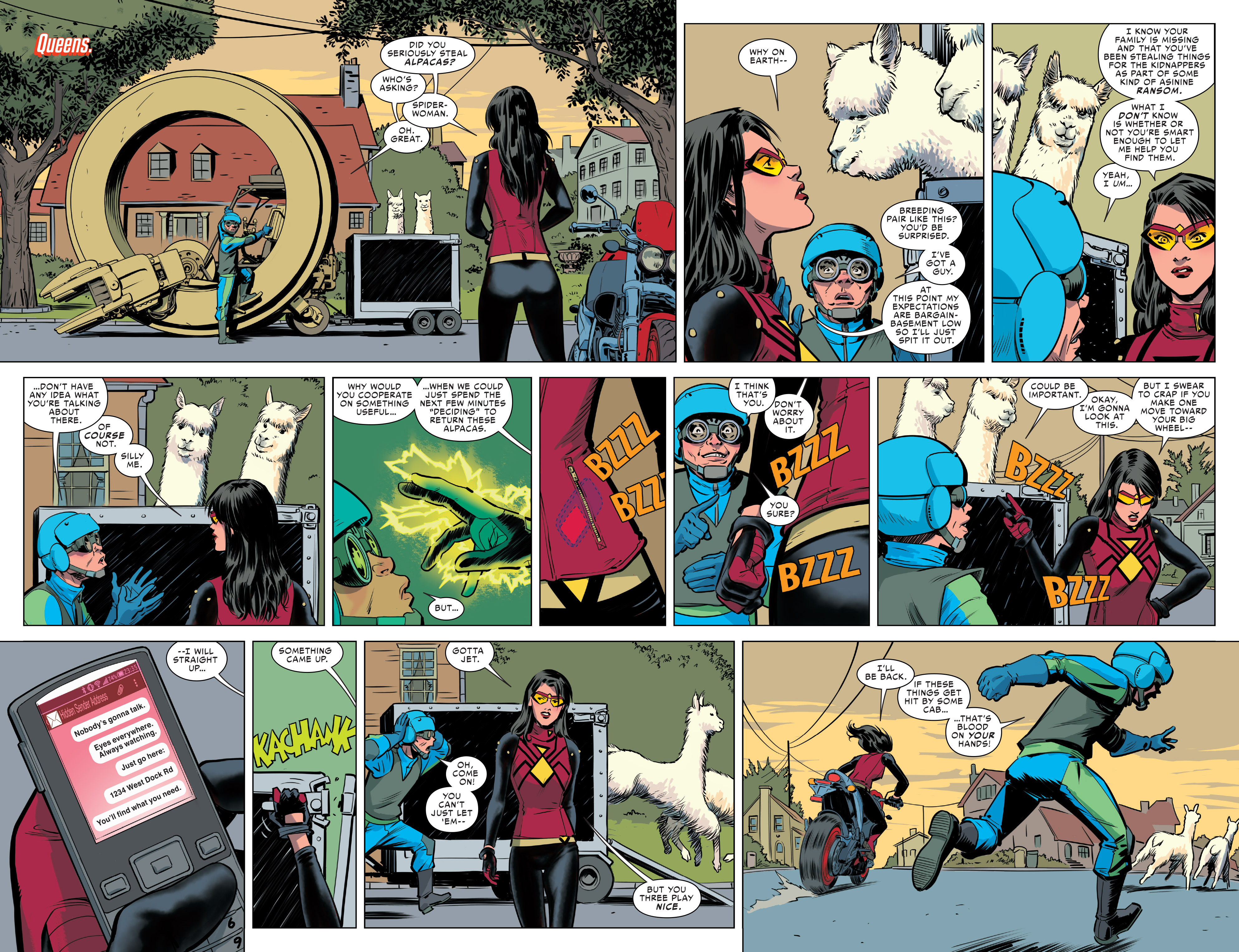 Read online Spider-Woman (2015) comic -  Issue #6 - 9