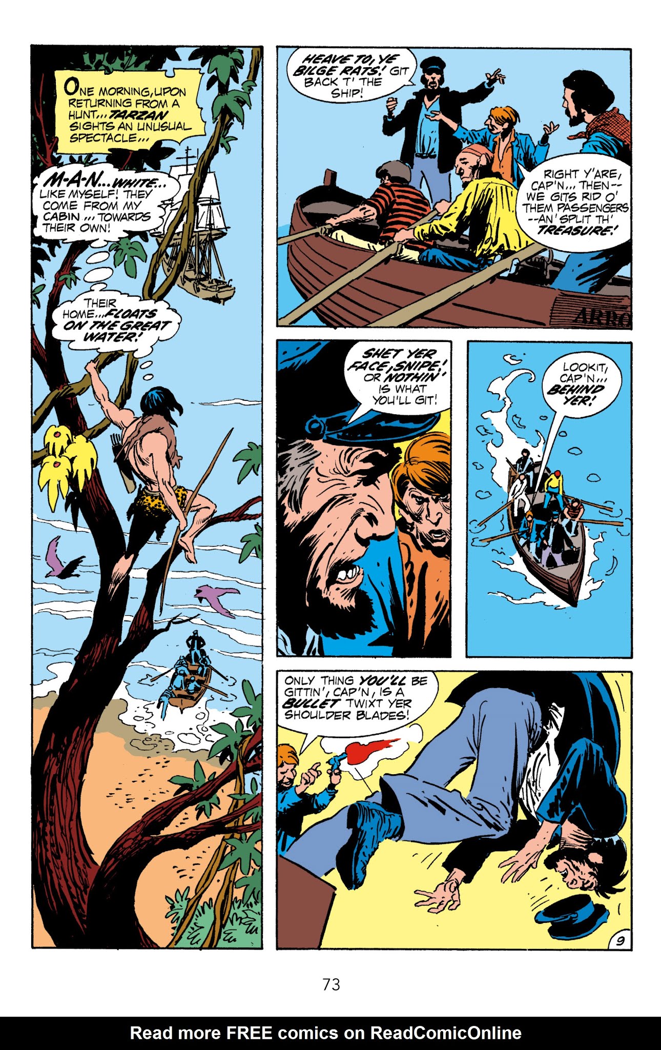 Read online Edgar Rice Burroughs' Tarzan The Joe Kubert Years comic -  Issue # TPB 1 (Part 1) - 73