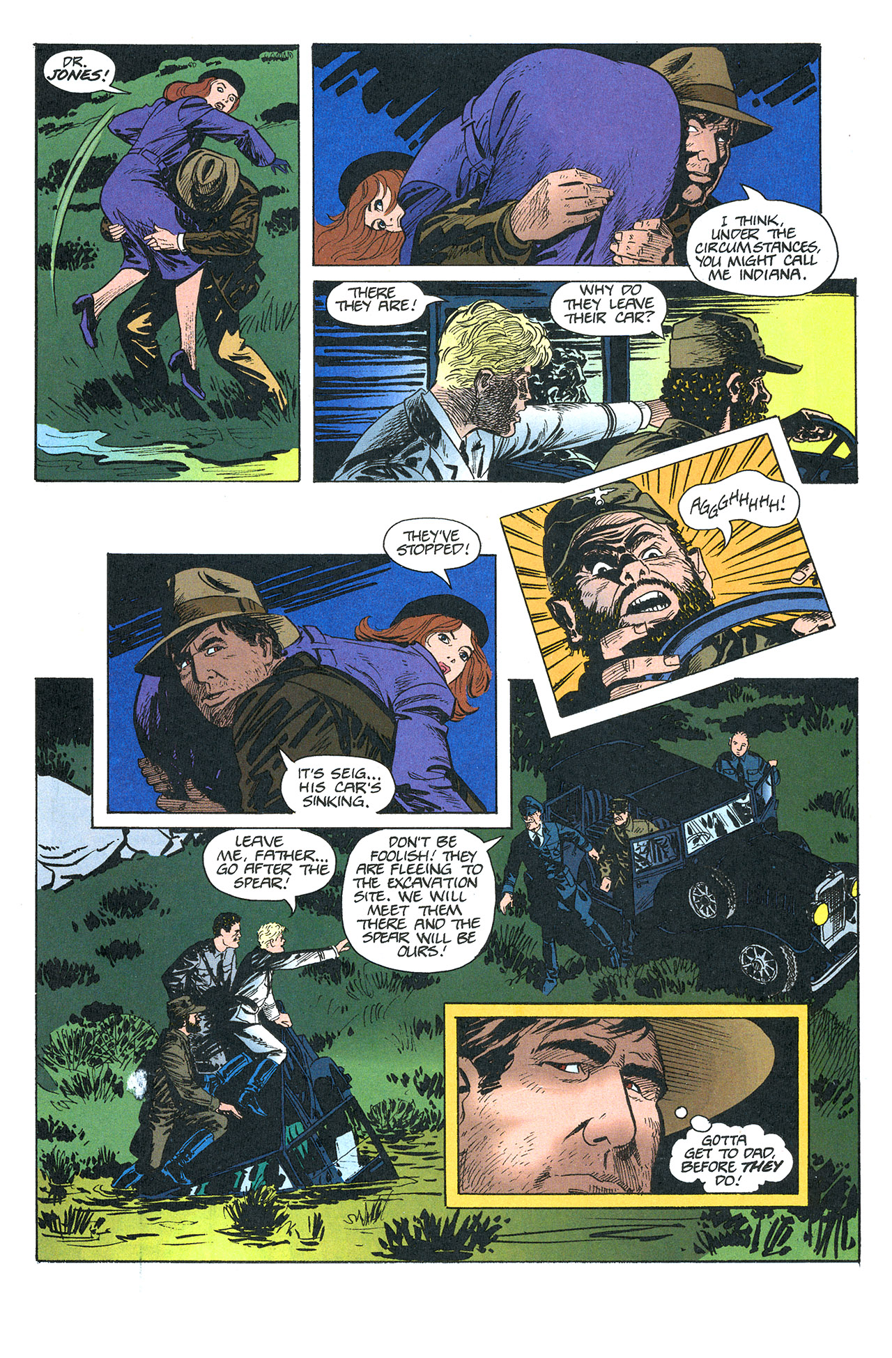 Read online Indiana Jones and the Spear of Destiny comic -  Issue #4 - 11