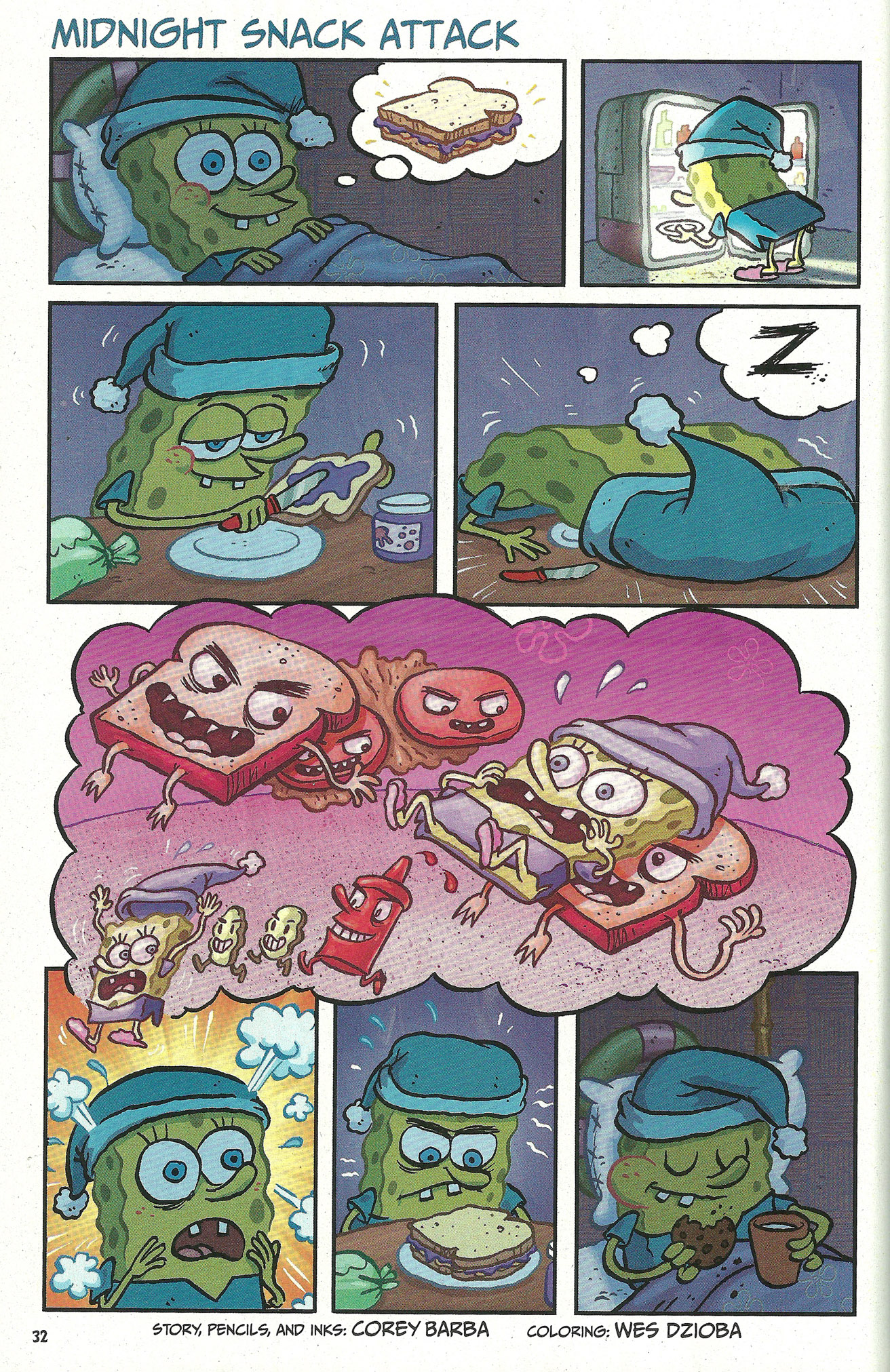 Read online SpongeBob Comics comic -  Issue #1 - 32