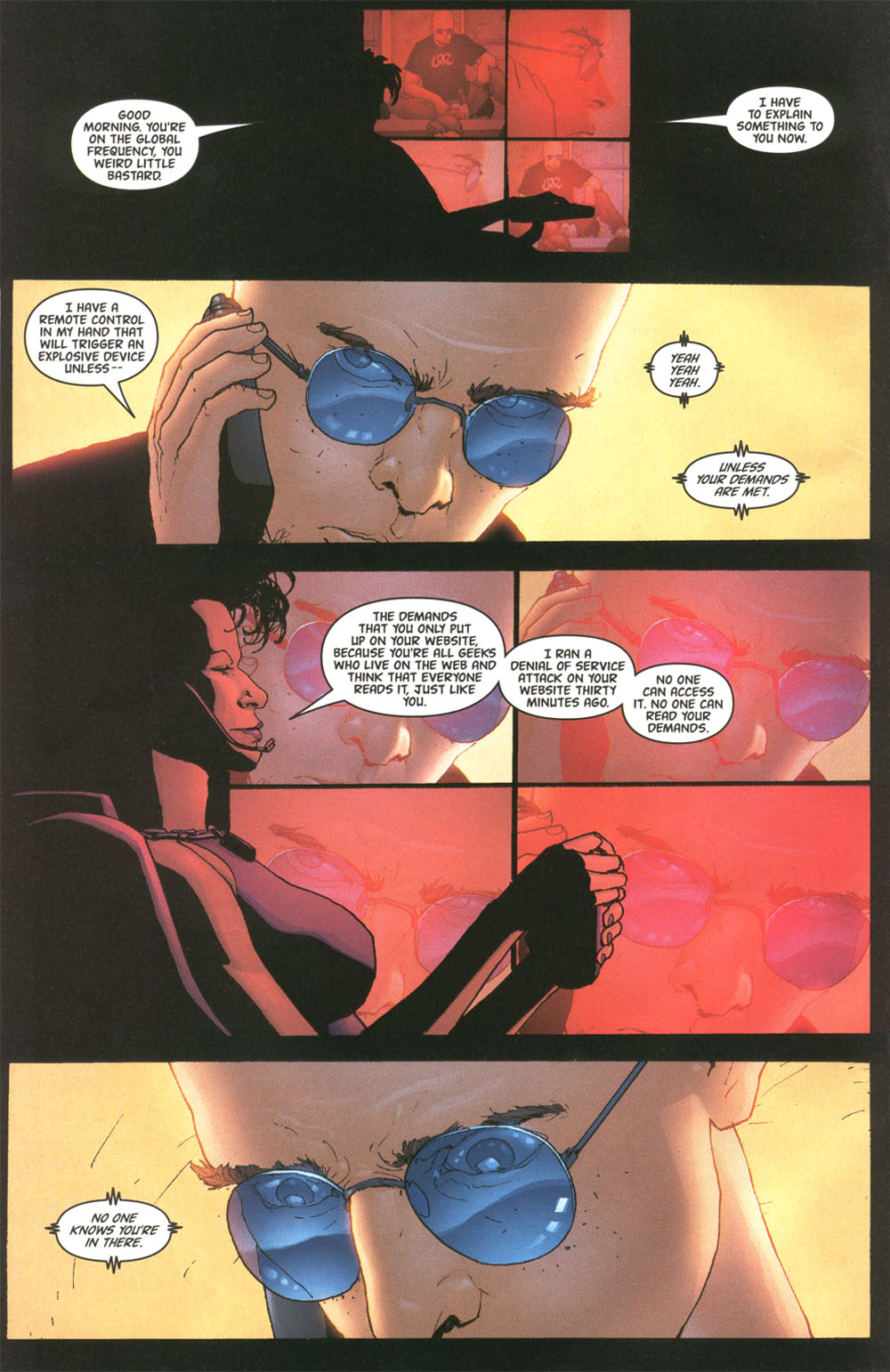 Read online Global Frequency comic -  Issue #4 - 15