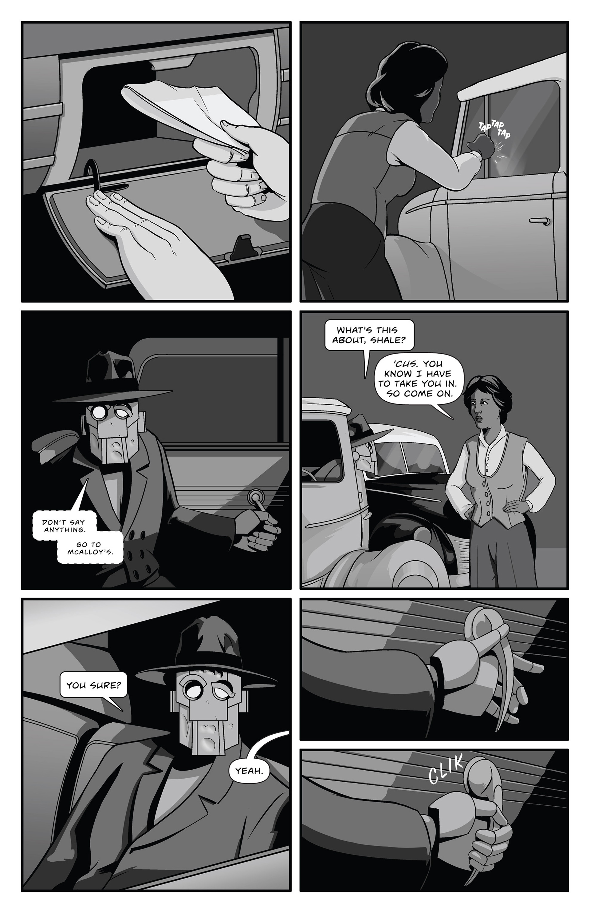 Read online Copernicus Jones: Robot Detective comic -  Issue #5 - 7