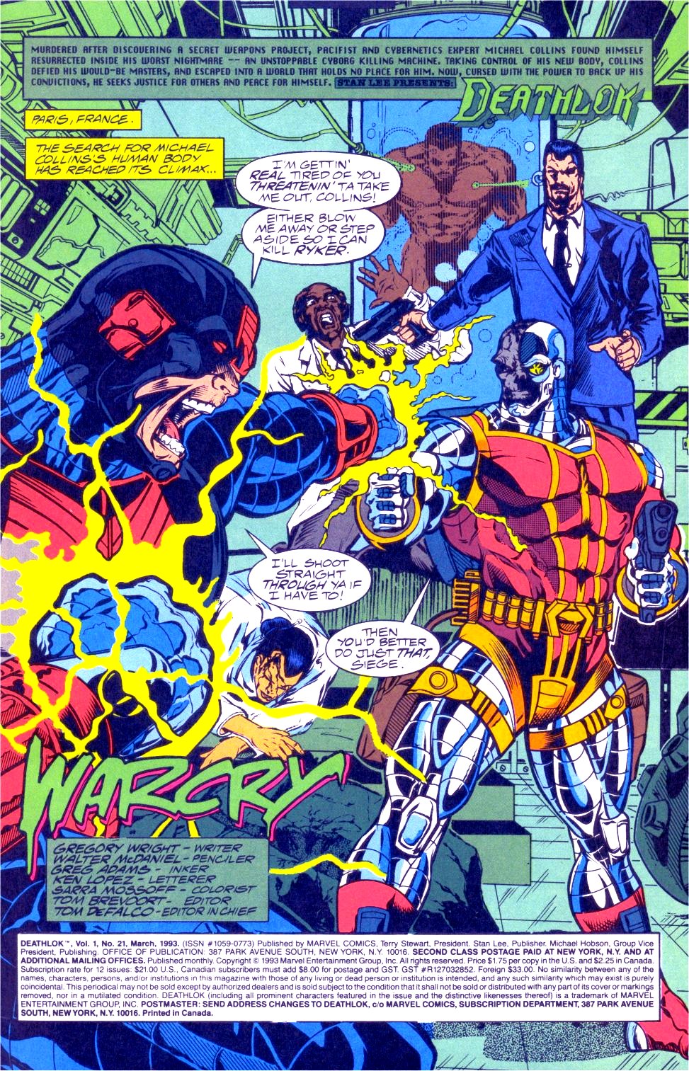 Read online Deathlok (1991) comic -  Issue #21 - 2