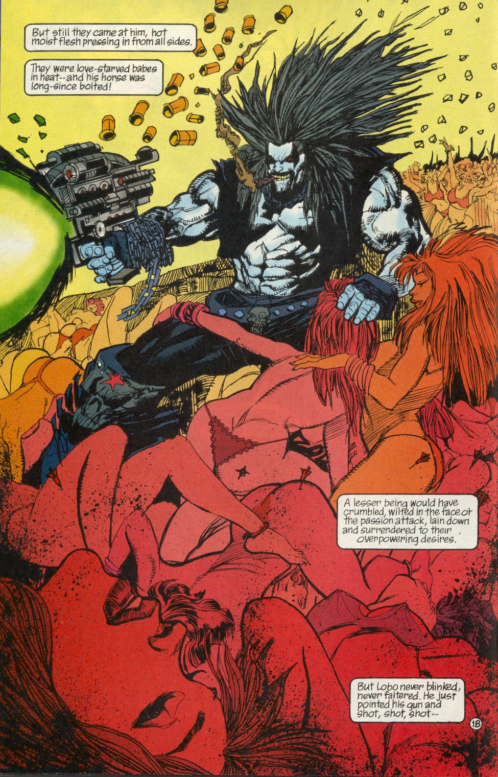 Read online Lobo: Blazing Chain of Love comic -  Issue # Full - 18
