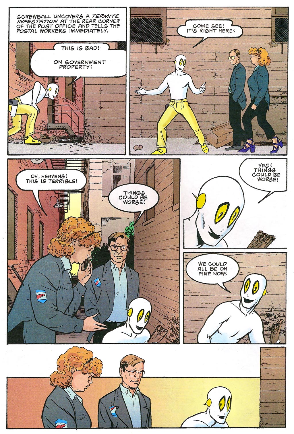 Read online Bob Burden's Original Mysterymen Comics comic -  Issue #3 - 12