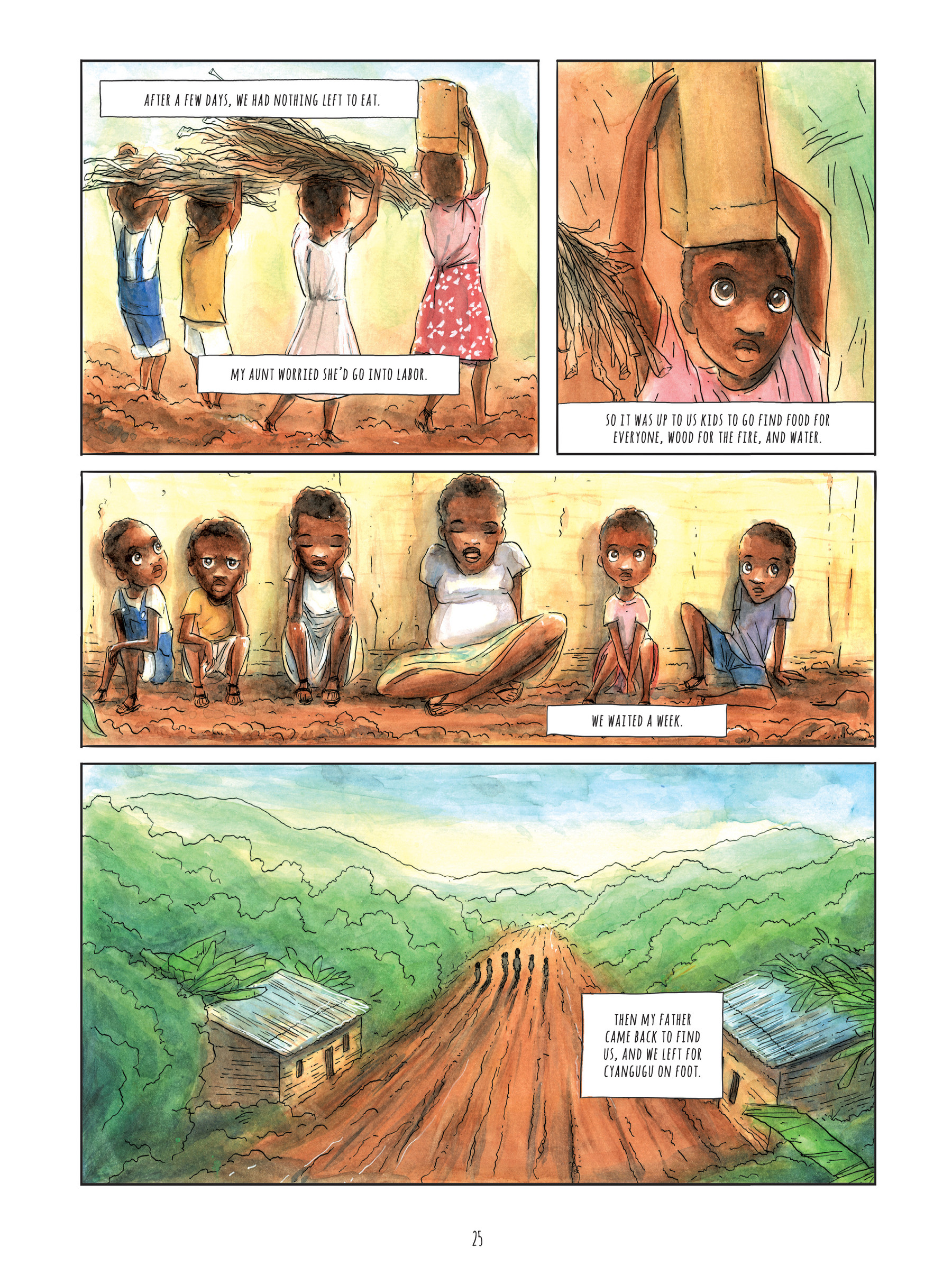 Read online Alice on the Run: One Child's Journey Through the Rwandan Civil War comic -  Issue # TPB - 24