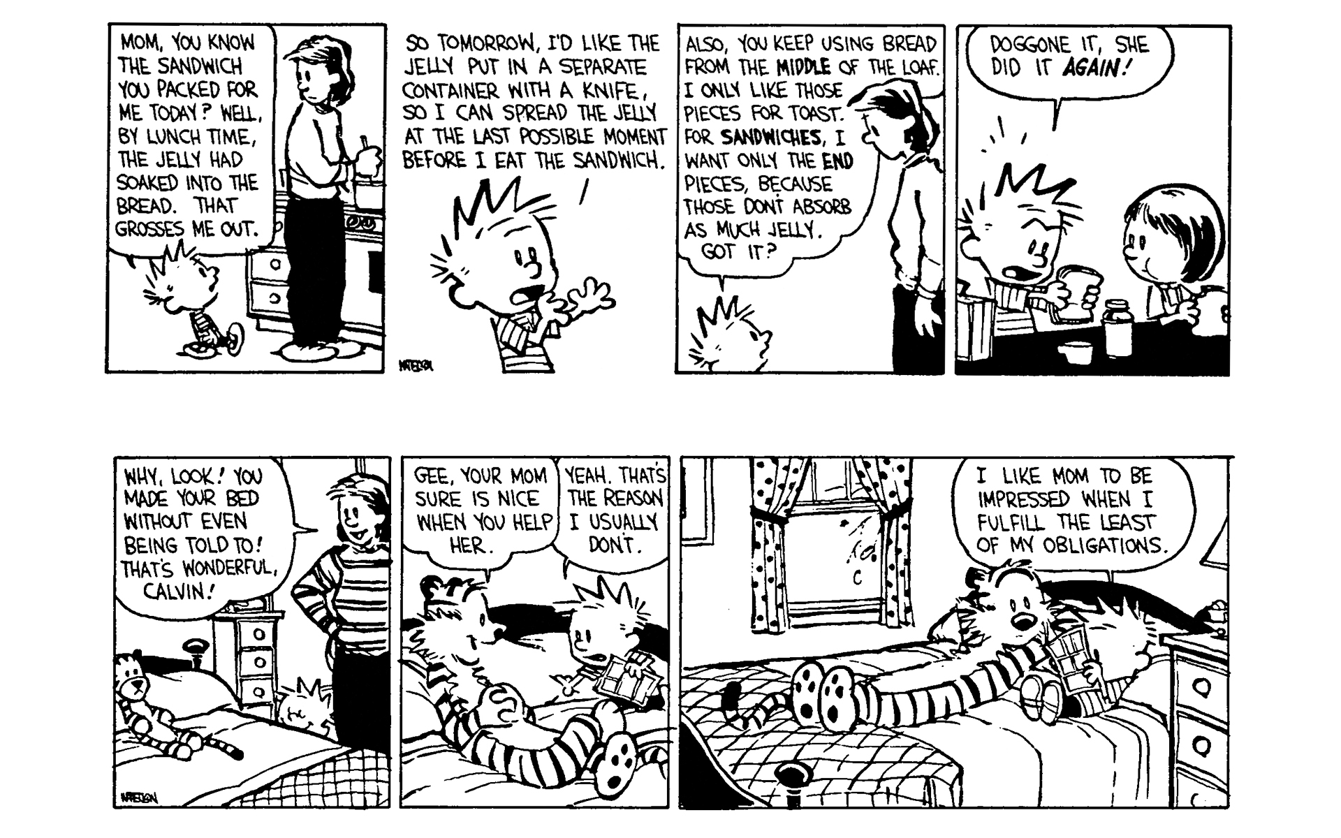Read online Calvin and Hobbes comic -  Issue #7 - 93