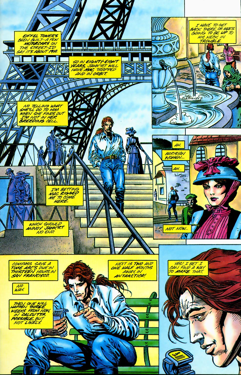 Read online Timewalker comic -  Issue #9 - 10
