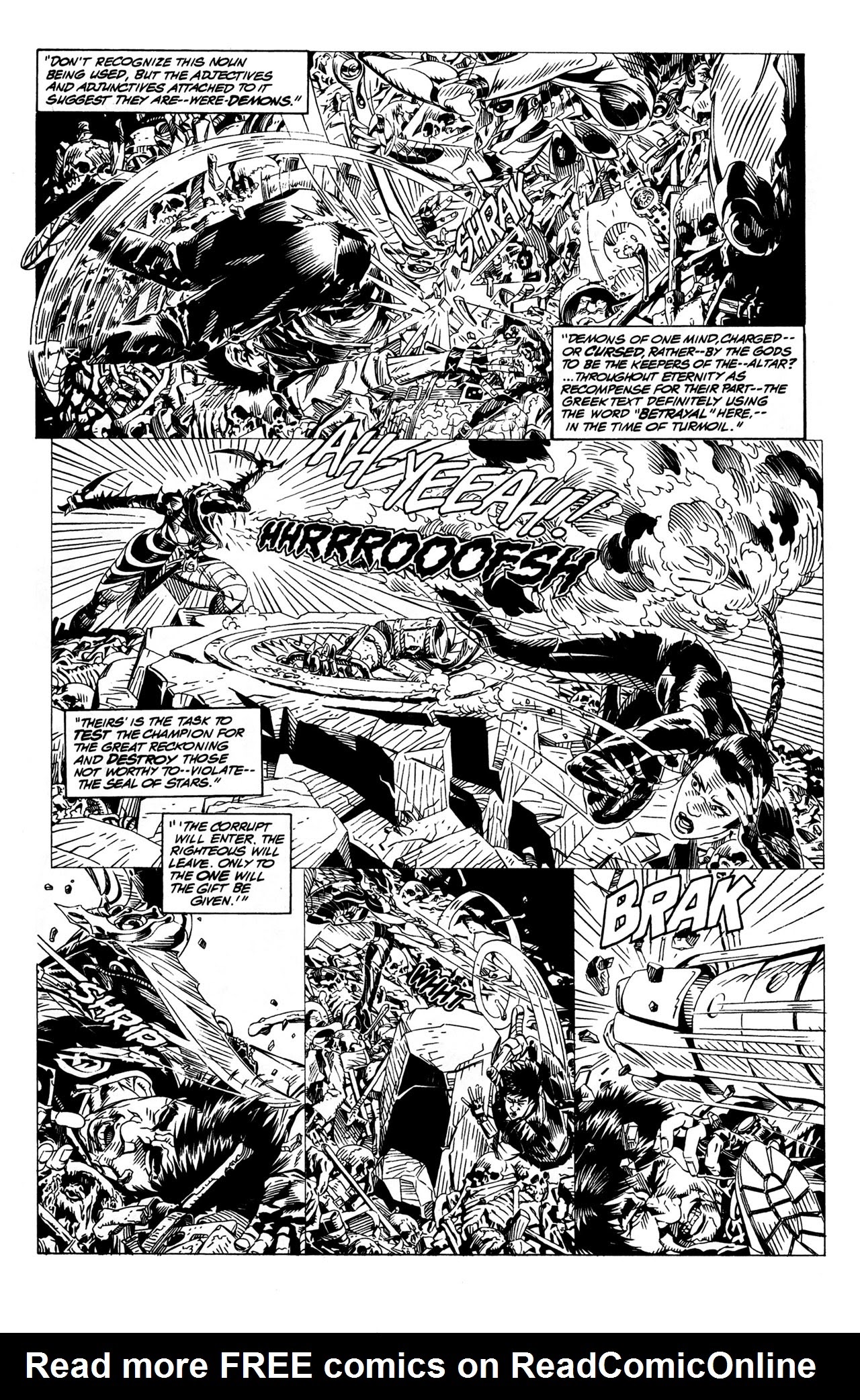 Read online Jackie Chan's Spartan X: Hell Bent Hero For Hire comic -  Issue #4 - 5