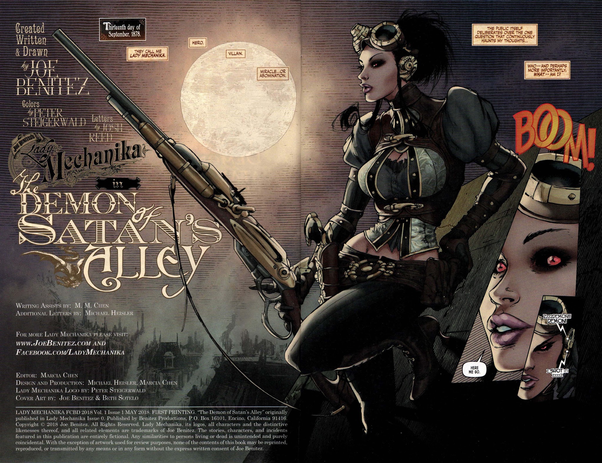 Read online Free Comic Book Day 2018 comic -  Issue # Lady Mechanika - 2
