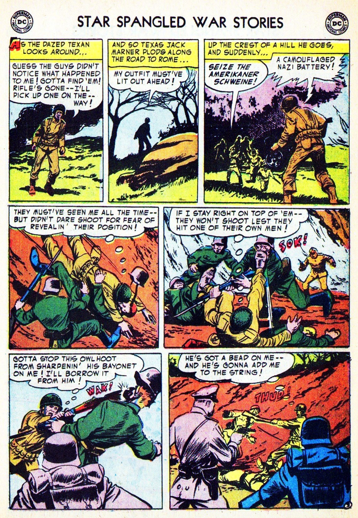 Read online Star Spangled War Stories (1952) comic -  Issue #21 - 23