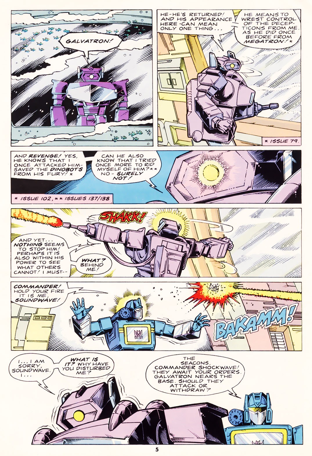 Read online The Transformers (UK) comic -  Issue #152 - 5