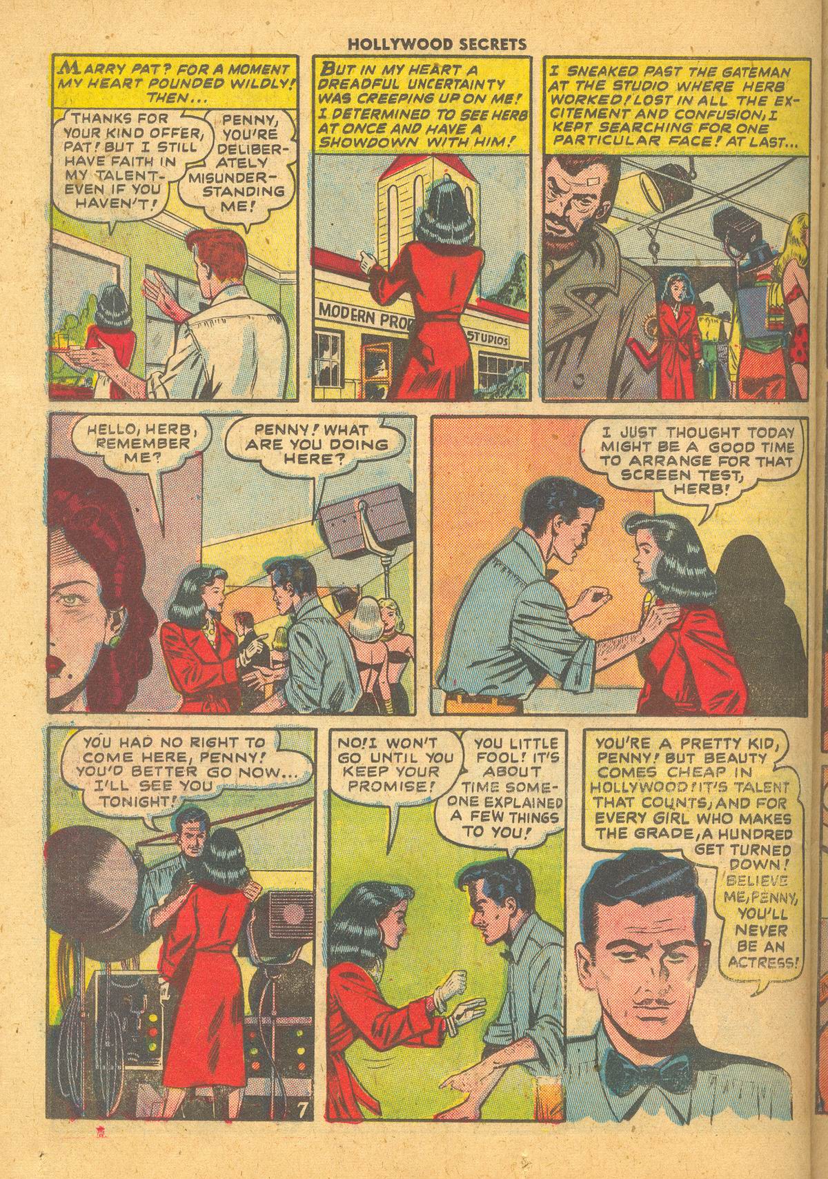 Read online Hollywood Secrets comic -  Issue #1 - 24