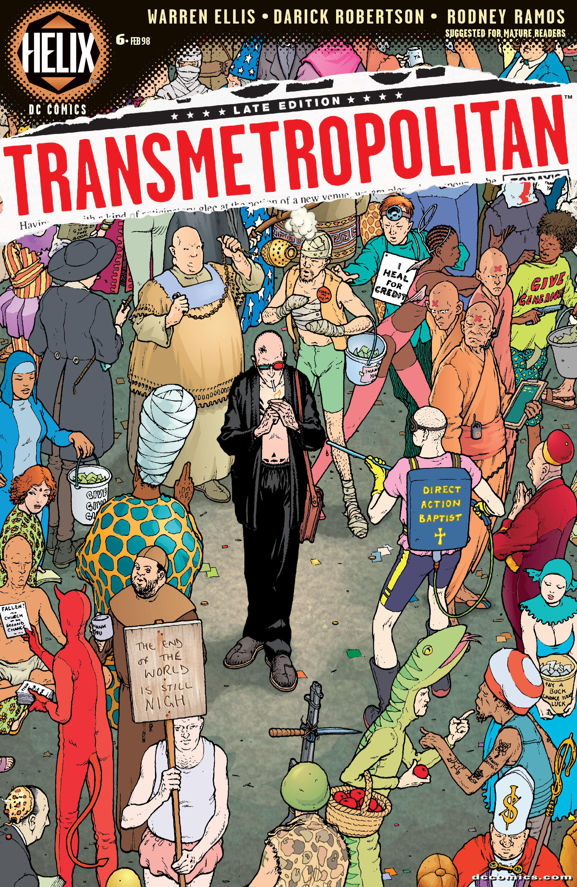 Read online Transmetropolitan comic -  Issue #6 - 1