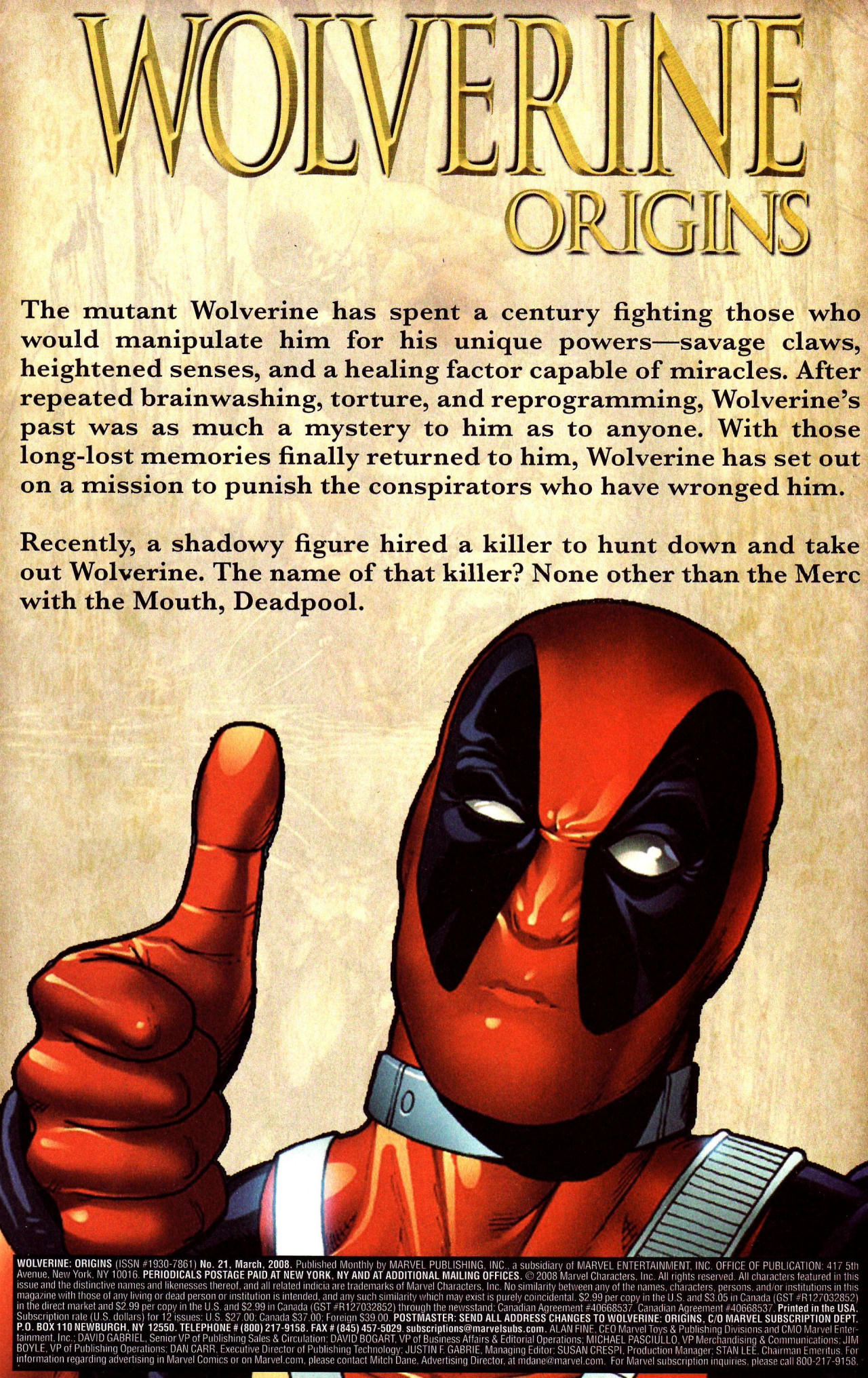Read online Wolverine: Origins comic -  Issue #21 - 2
